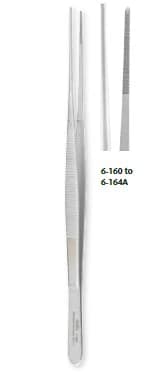 Potts-Smith Dressing Forceps, 12" Stainless Steel, Autoclavable, Each - Potts-Smith Dressing Forceps - Image 1