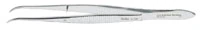 College Cotton and Dressing Pliers #312 Perry, Curved, Serrated Tips, 5", Stainless Steel thumbnail 2