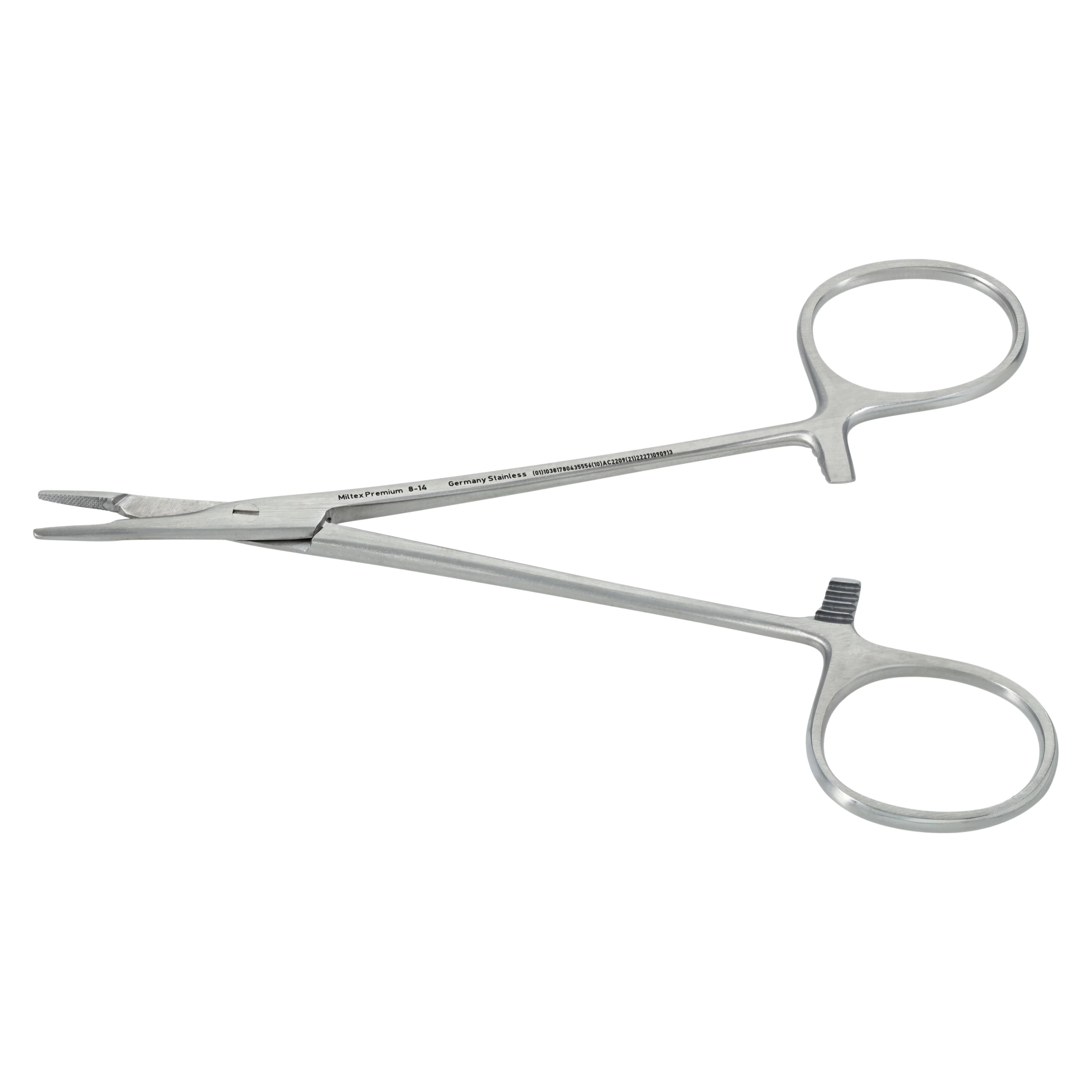 Olsen-Hegar Needle Holder with Suture Scissors, Serrated Jaw, 4-3/4", Stainless Steel, Each - Olsen Hegar Needle Holder - Image 1