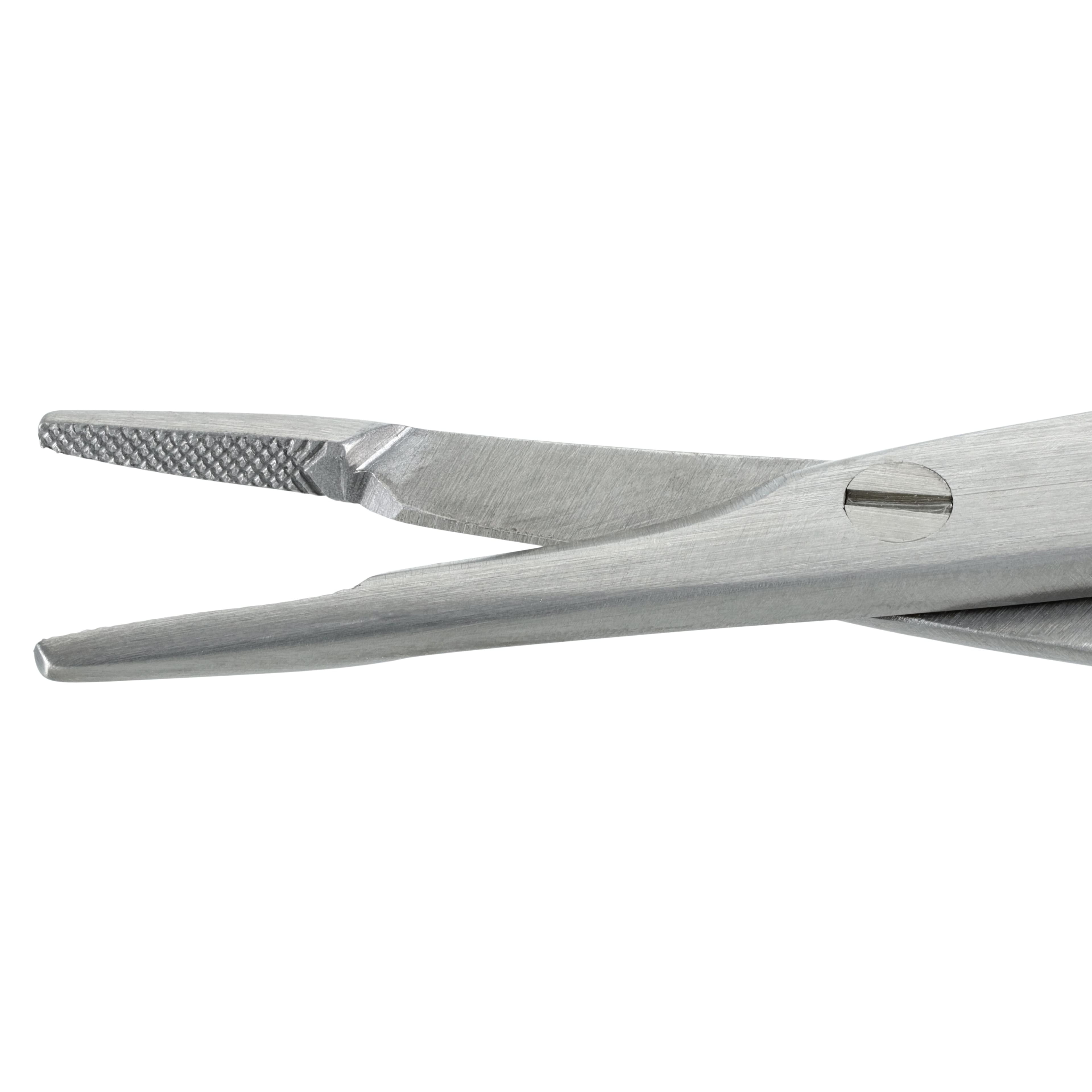 Olsen-Hegar Needle Holder with Suture Scissors, Serrated Jaw, 4-3/4", Stainless Steel, Each thumbnail 2