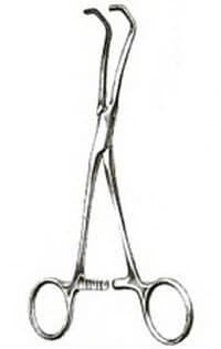 Cooley Pediatric Vascular Clamp, 6-1/2" Stainless Steel - Cooley Pediatric Vascular Clam - Image 1