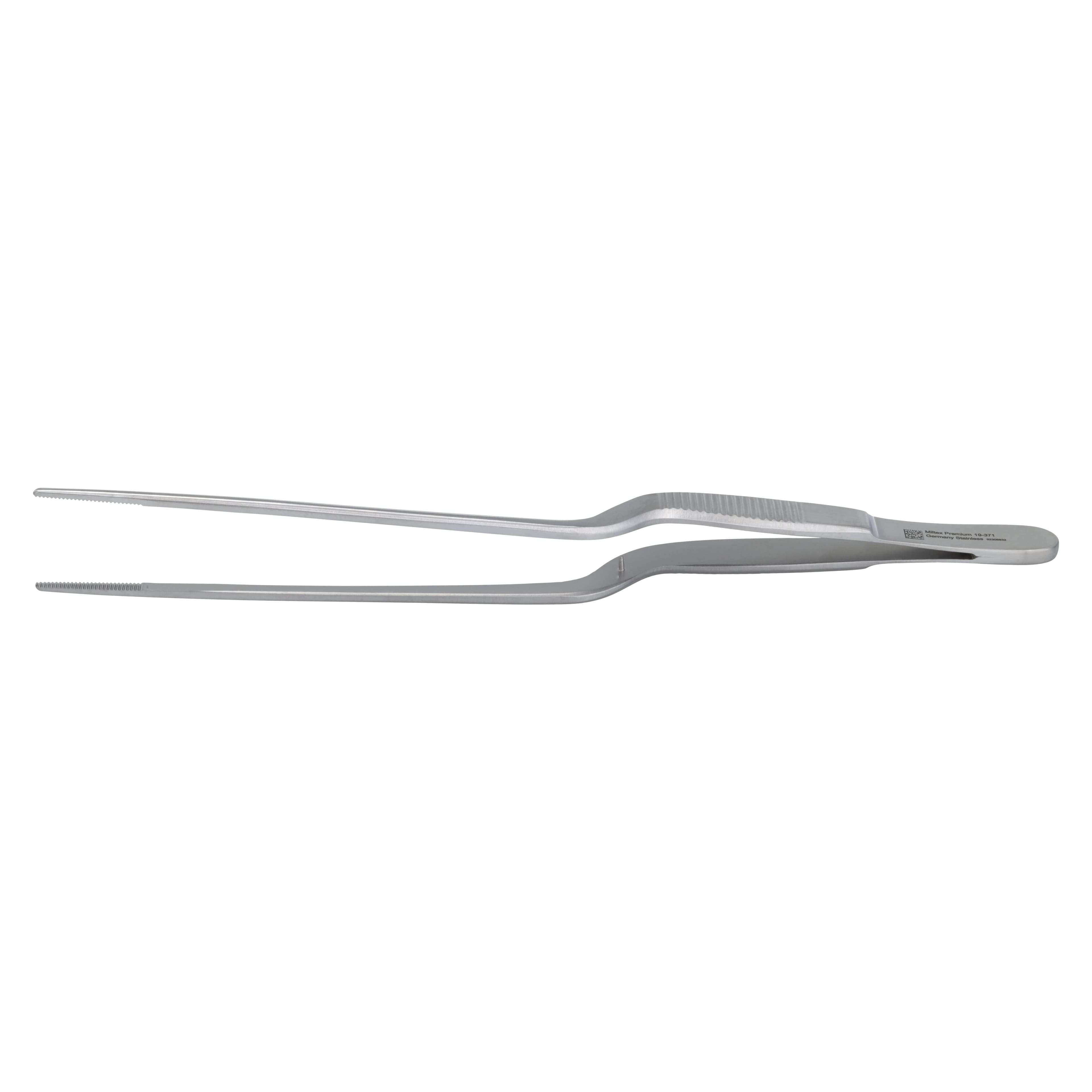 Jansen Dressing Forcep, Bayonet, 6-1/4", Stainless Steel, Autoclavable, Each thumbnail 2