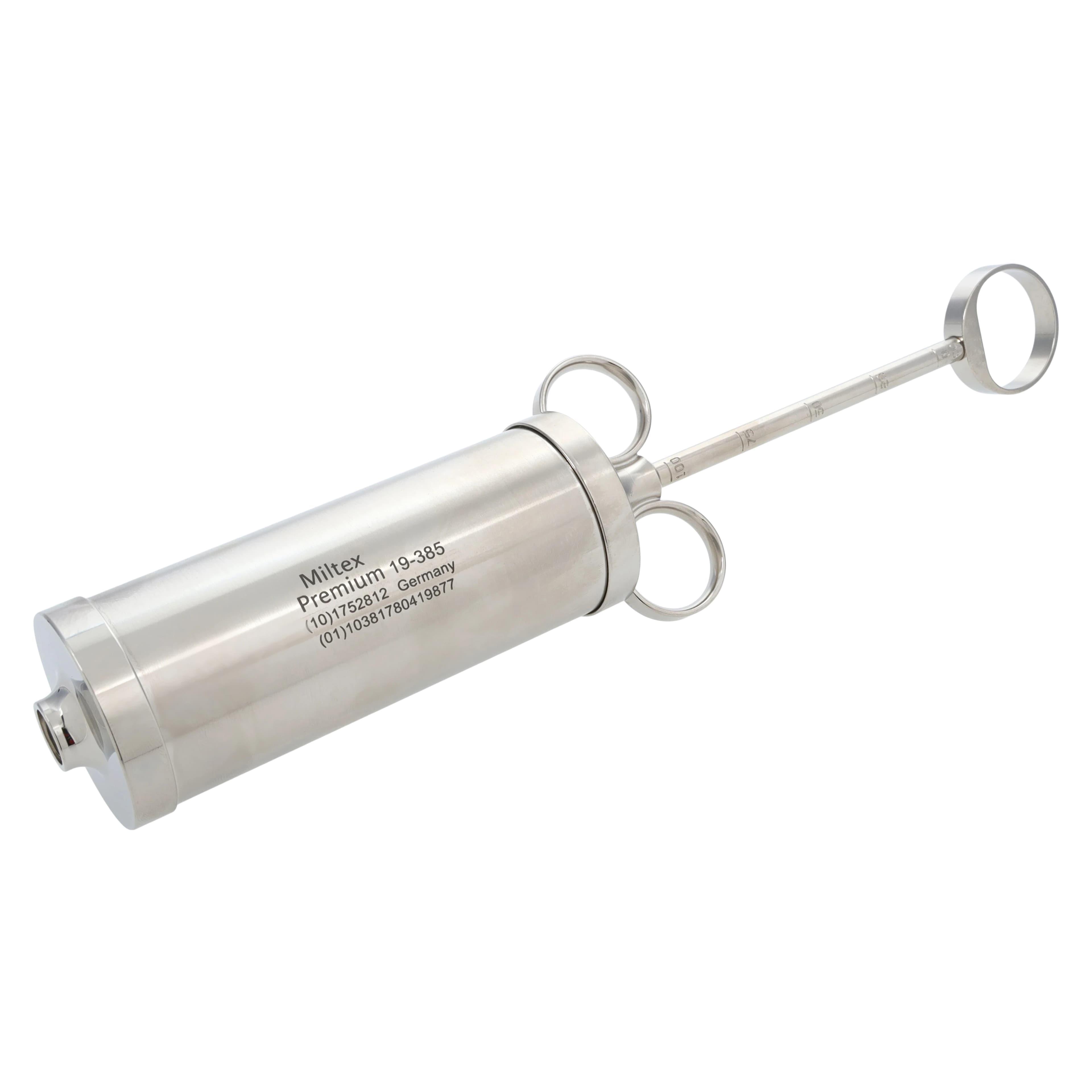 Miltex-Integra Ear Syringe with Shield, 4 oz, Chrome Plated Brass, Autoclavable, Reusable thumbnail 3