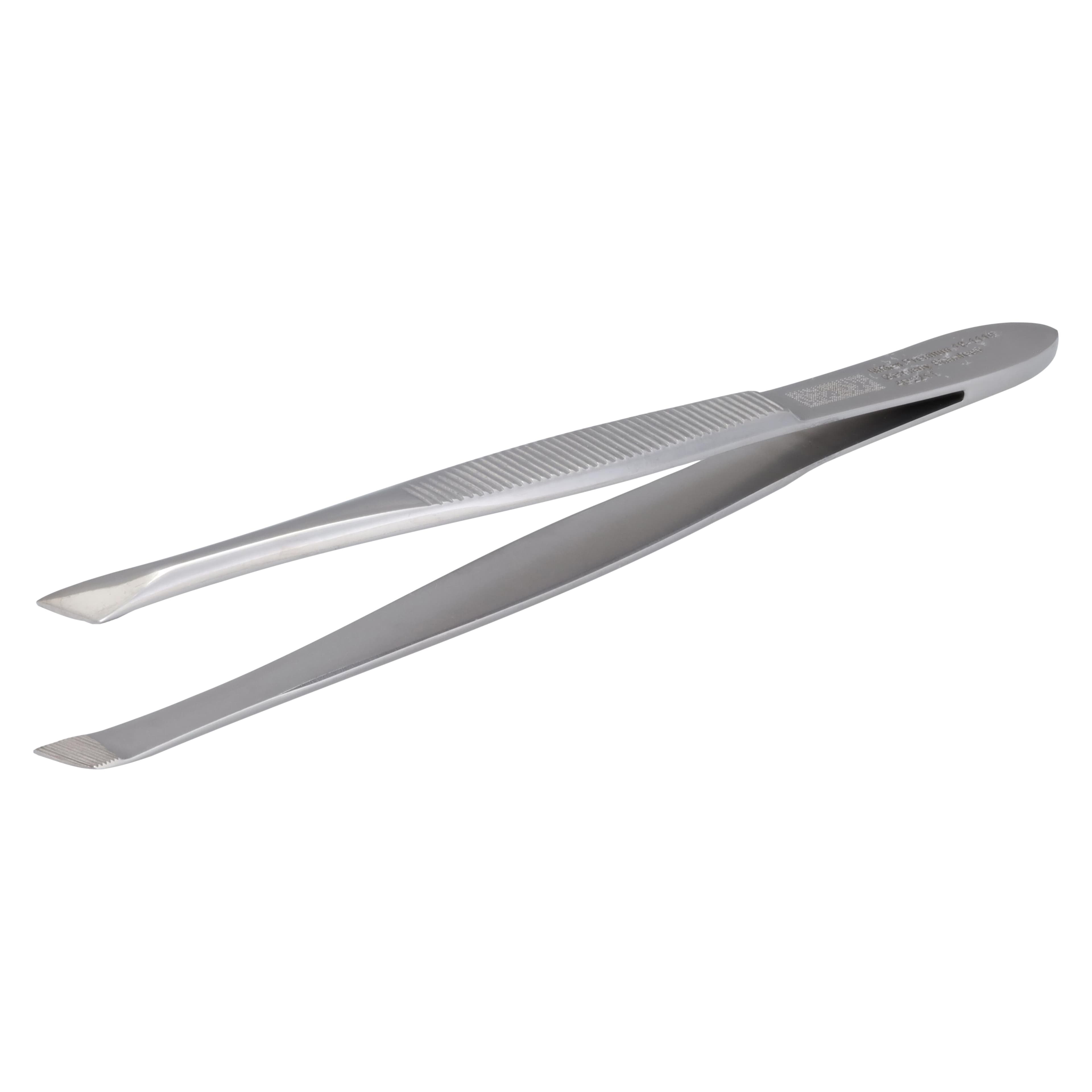 Miltex Bergh Cilia Forceps, 3.5" (3-1/2"), 5 mm Wide Diagonal Jaws with Horizontal Serrations, Stainless Steel, Autoclavable thumbnail 4