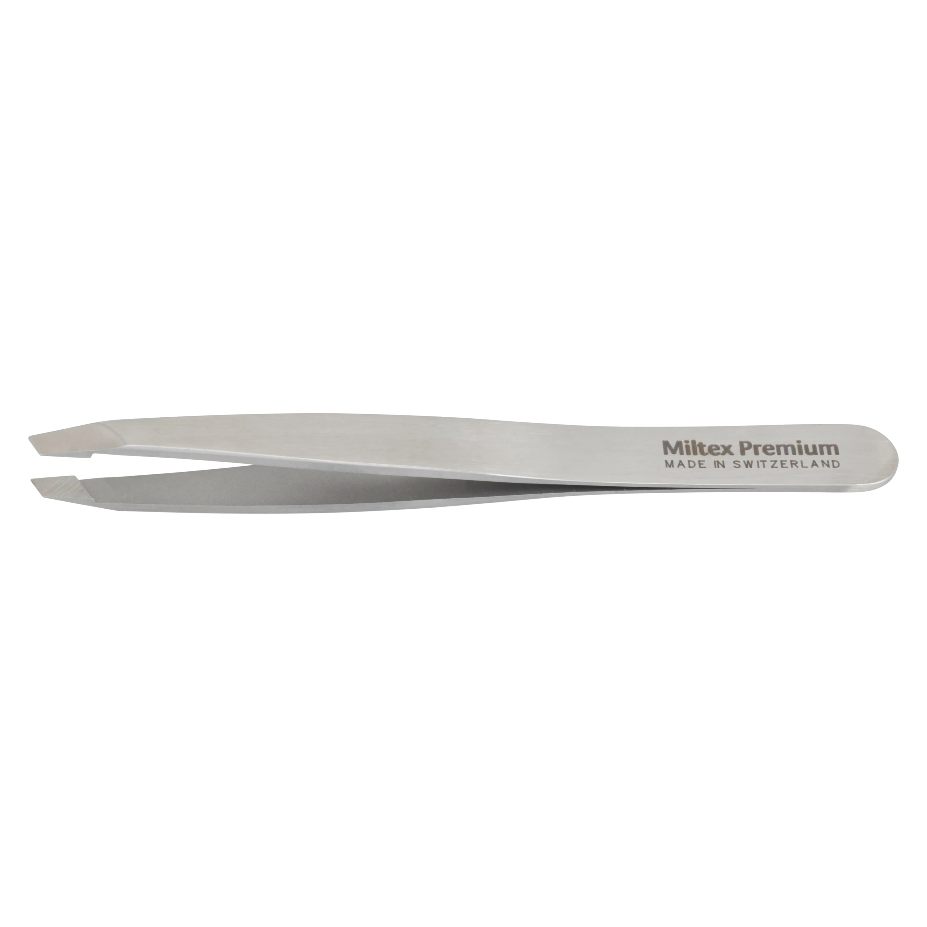 Miltex-Integra Swiss Suture & Cilia Forceps, Straight, 3-3/4" (9.5 cm), Stainless Steel, Autoclavable, Each - Suture & Cilia Forceps Swiss - Image 1