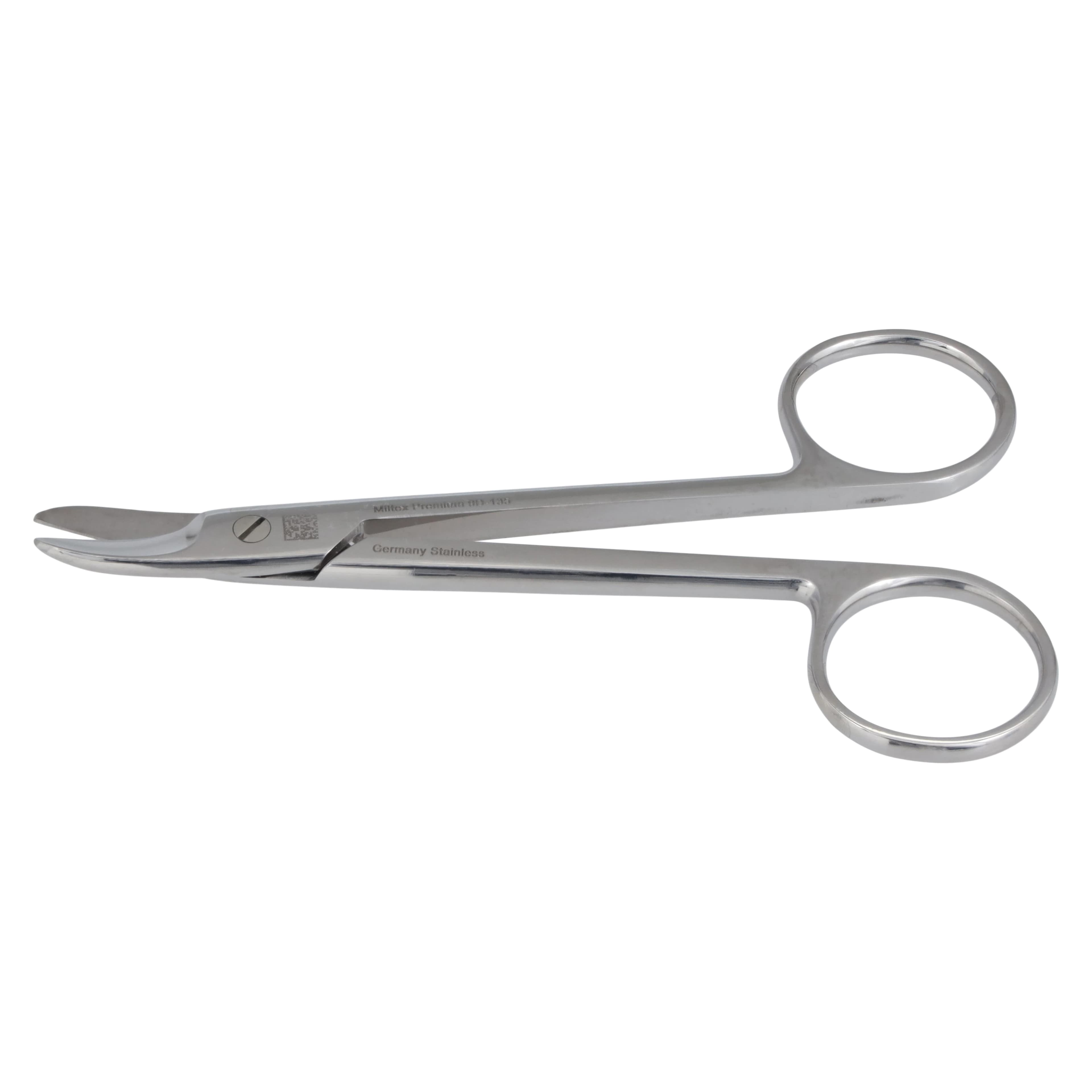 Miltex Crown and Collar Scissors, 4-1/4" (11 cm), Curved, Smooth Blades, #11S, 9D-135 thumbnail 2