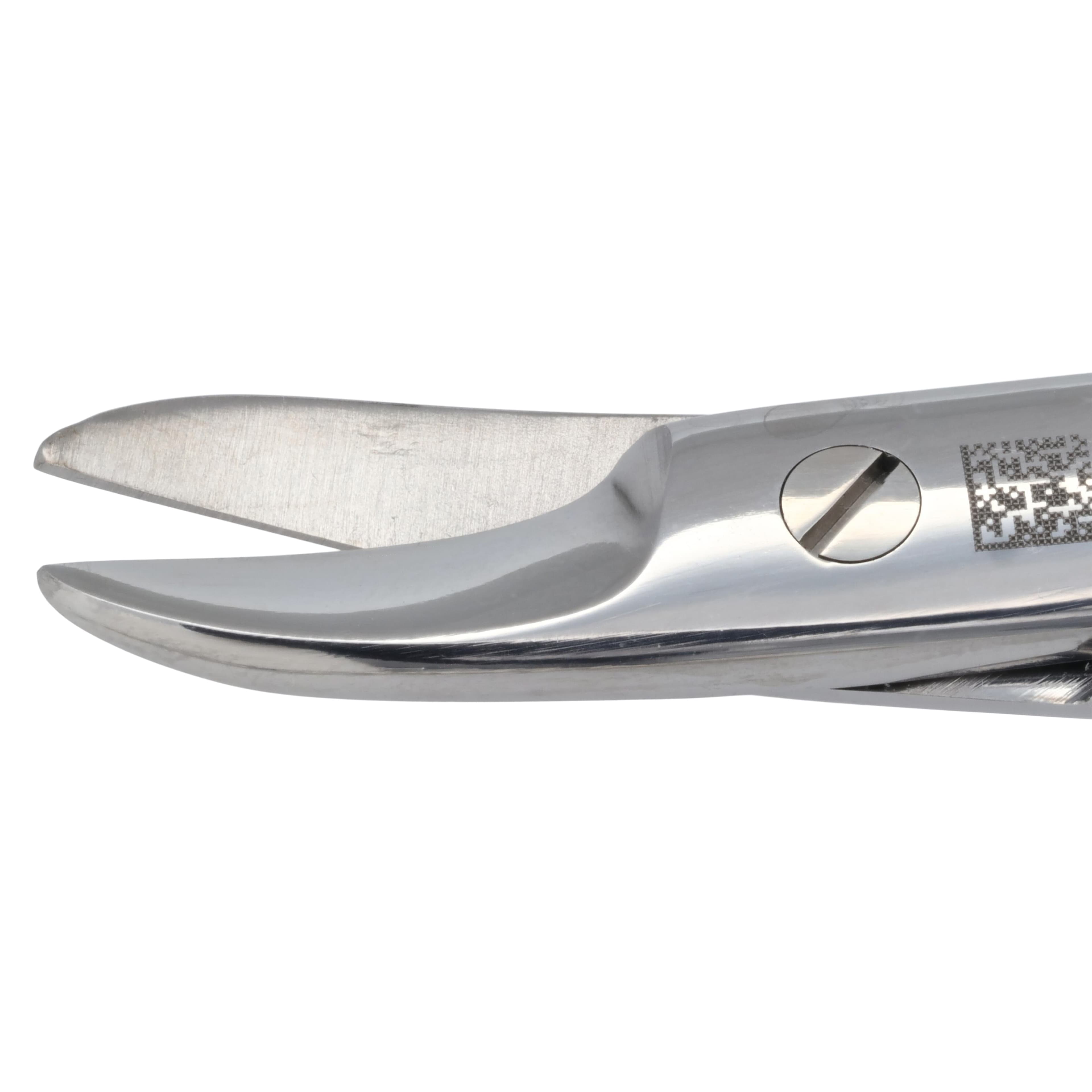 Miltex Crown and Collar Scissors, 4-1/4" (11 cm), Curved, Smooth Blades, #11S, 9D-135 thumbnail 3