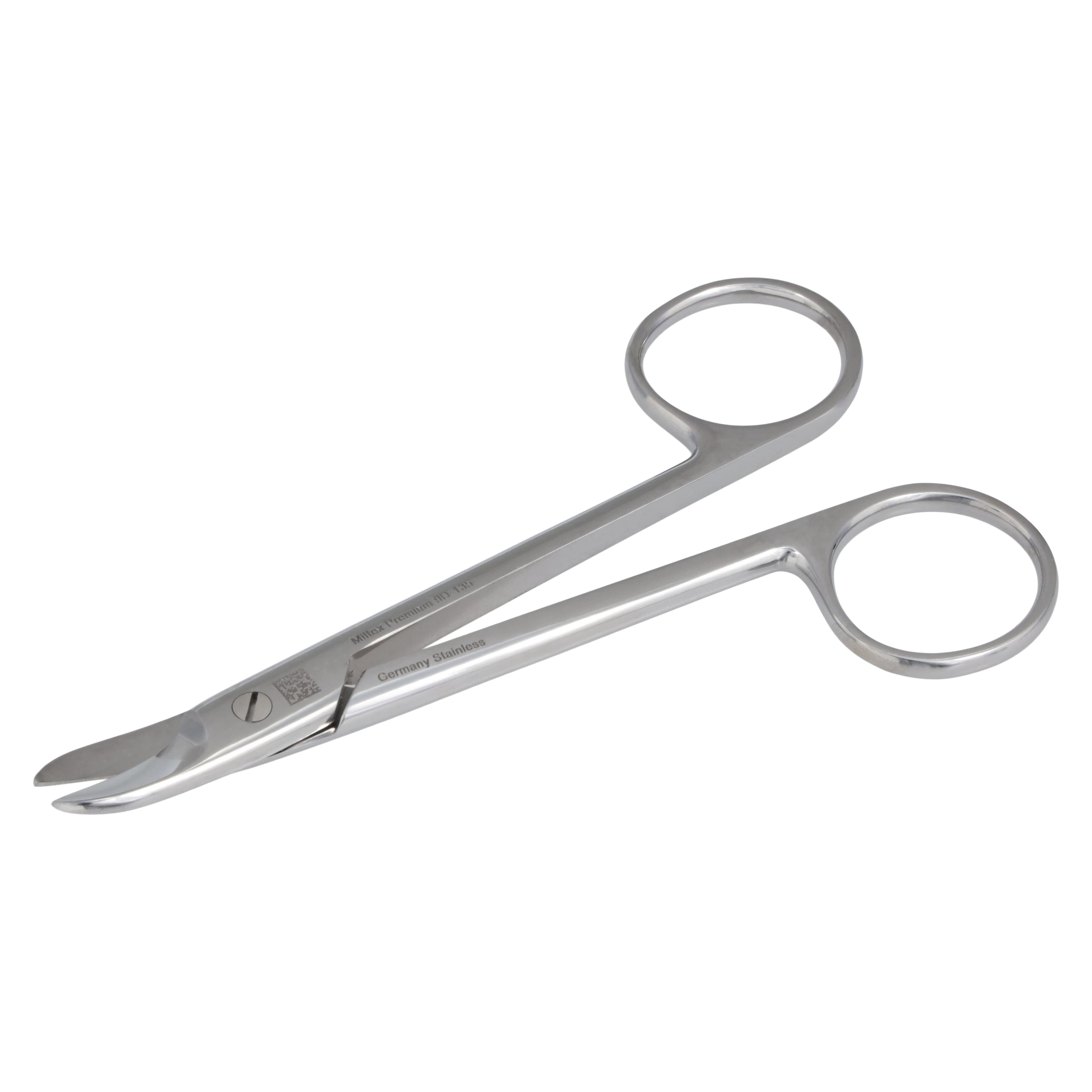 Miltex Crown and Collar Scissors, 4-1/4" (11 cm), Curved, Smooth Blades, #11S, 9D-135 thumbnail 4