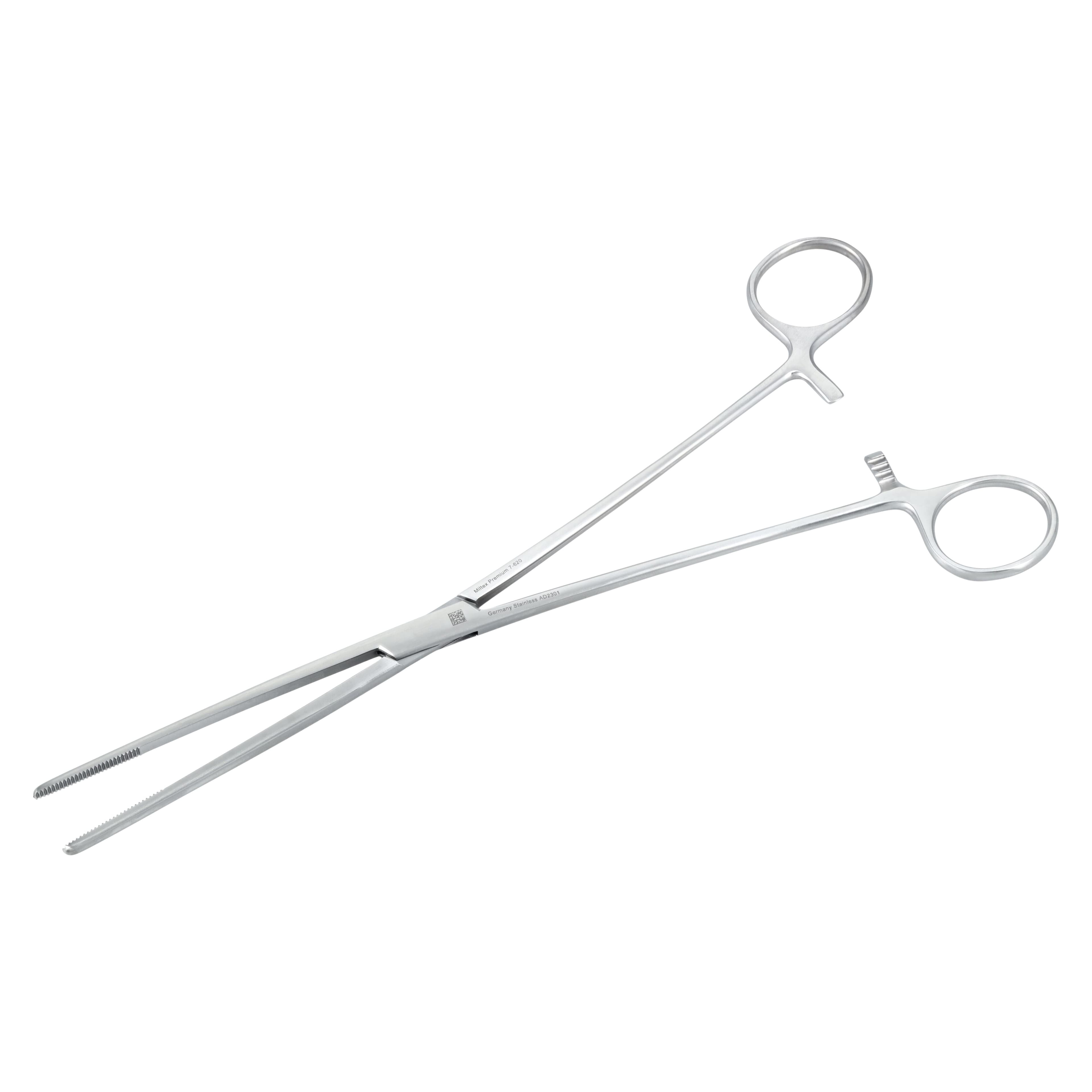 Bozeman Sponge Forceps, Straight, 10-1/2", Stainless Steel, Autoclavable, Each thumbnail 4
