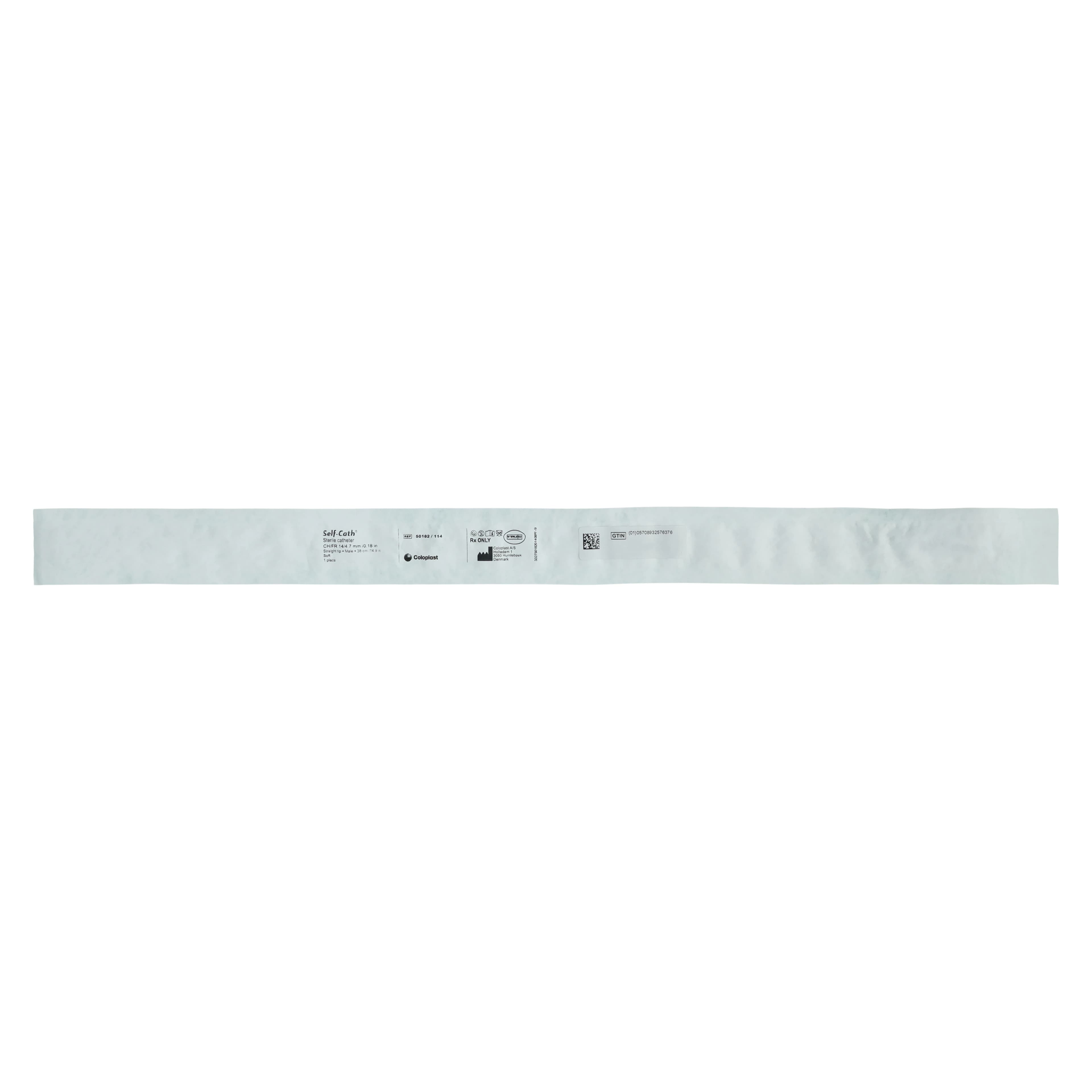 Mentor Self-Cath Intermittent Catheter, Straight Tip, Silicone, 14 Fr, Sterile, Funnel End thumbnail 2