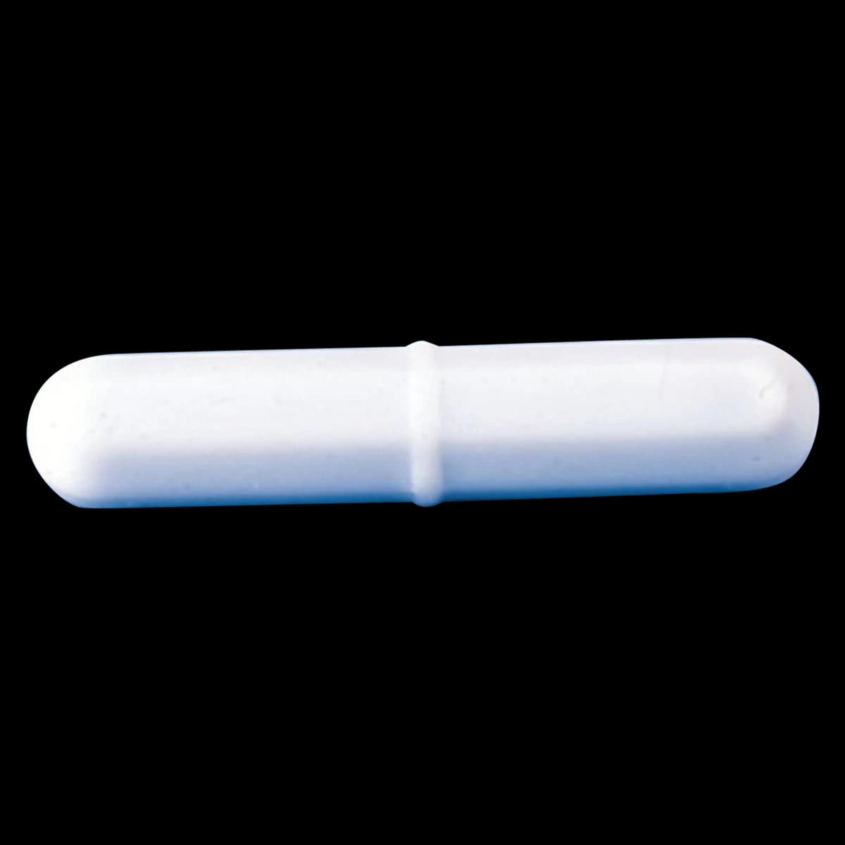 Fisherbrand Magnetic Stir Bar, White, 1/2 x 3 in, with Pivot Ring, Each - Magnetic Stir Bar 1/2x3" - Image 1