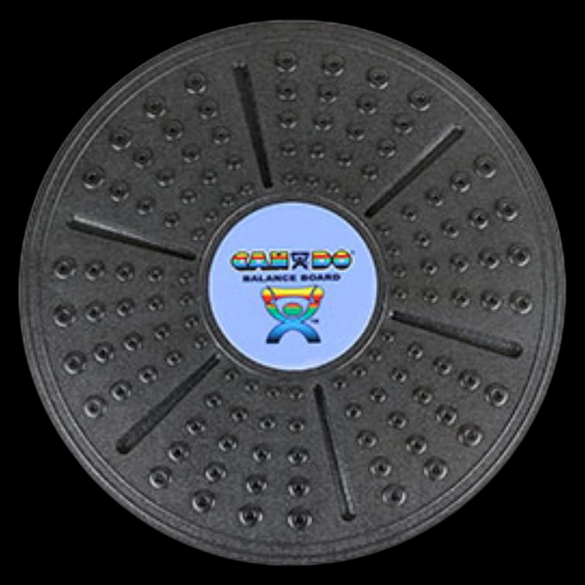 CanDo Balance Board, Black, Lightweight Plastic - Balance Board Cando - Image 1