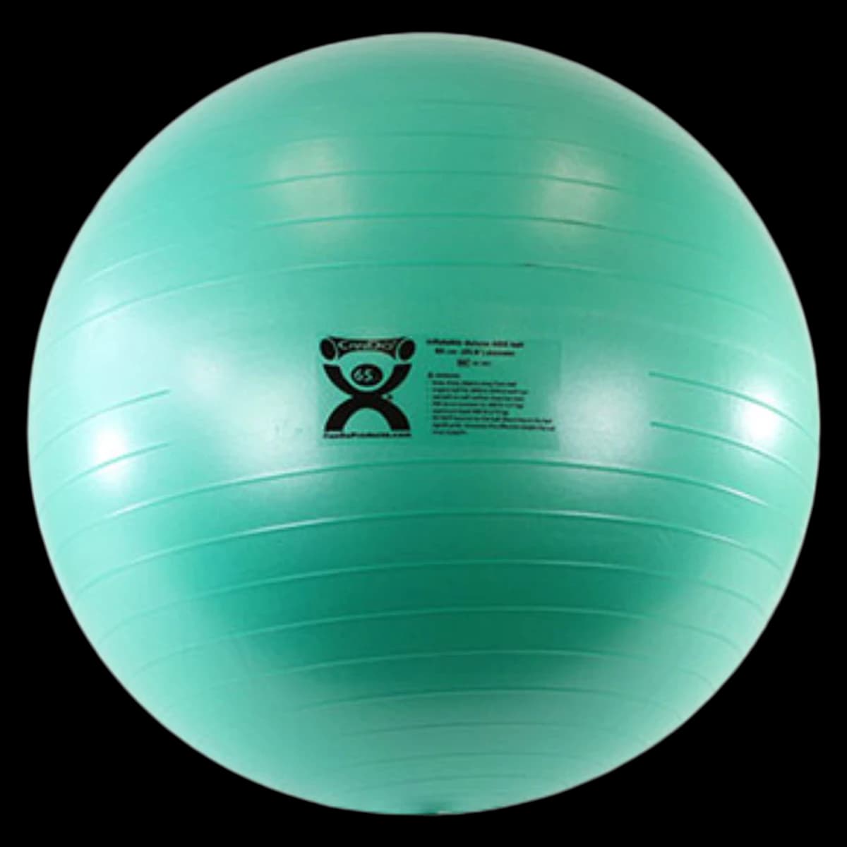 CanDo Exercise Ball ABS, 65 cm (26") Diameter, Green - Ball Exercise ABS 65cm - Image 1