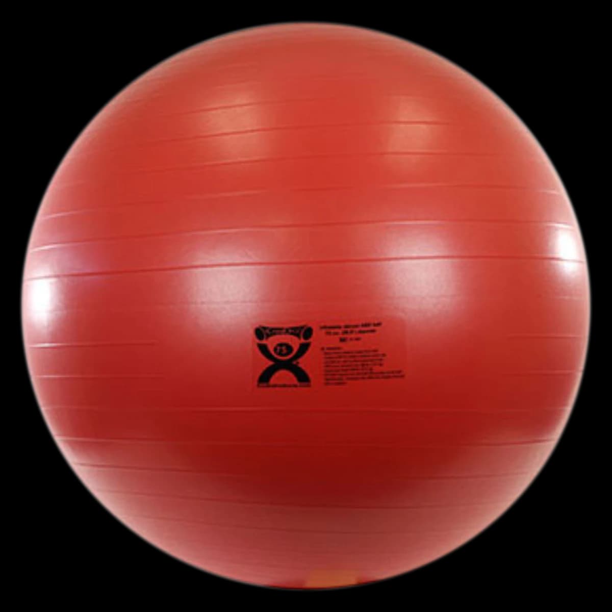 CanDo Exercise Ball ABS, 75 cm (30") Red - Ball Exercise ABS 75cm - Image 1