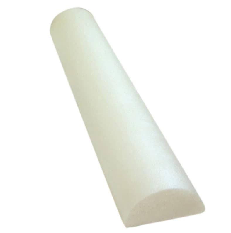 CanDo Therapy Roller Half, 36" x 6", White - Foam Roller Half - Image 1