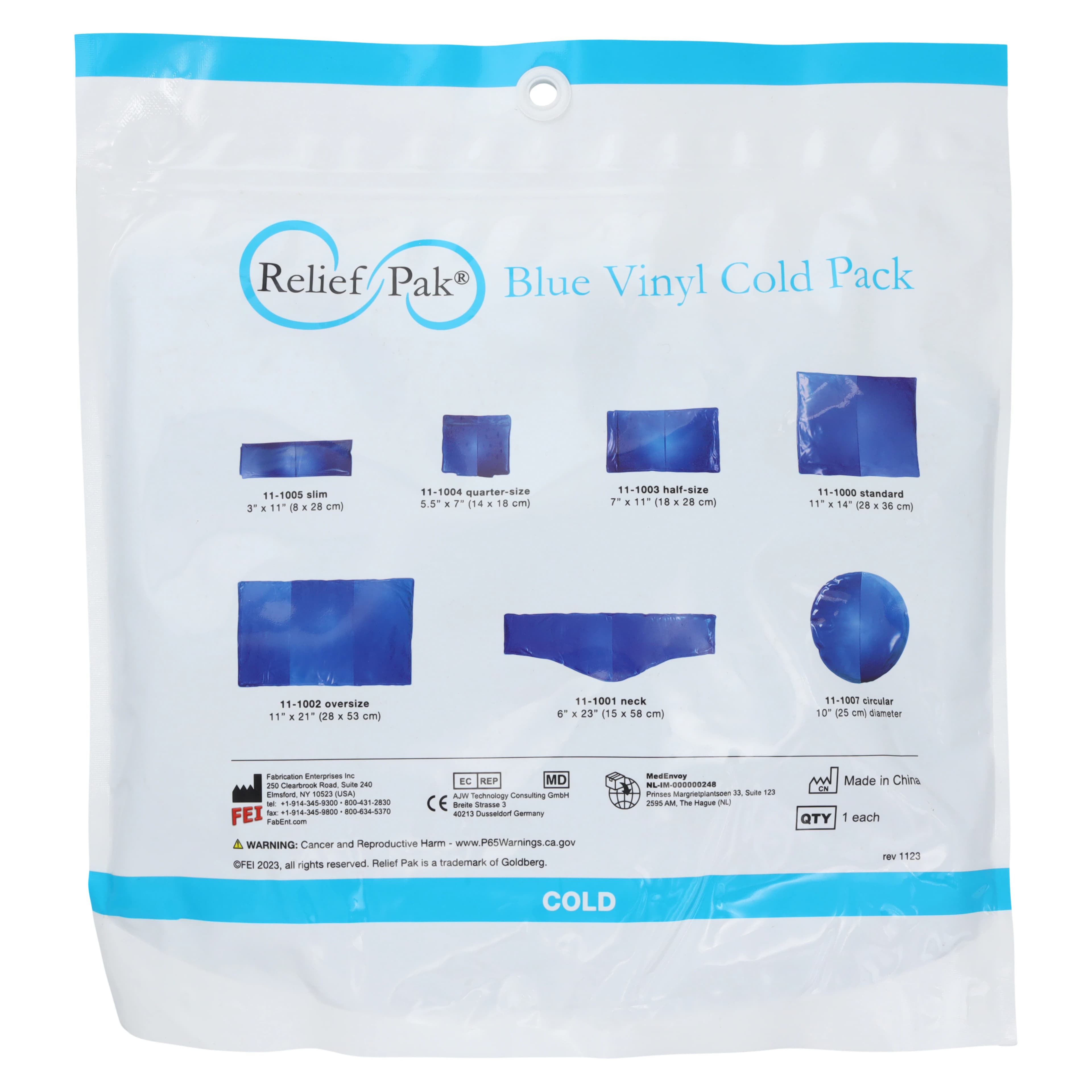 Relief Pak Standard Cold Pack, 11" x 14", Fabrication Enterprises thumbnail 4