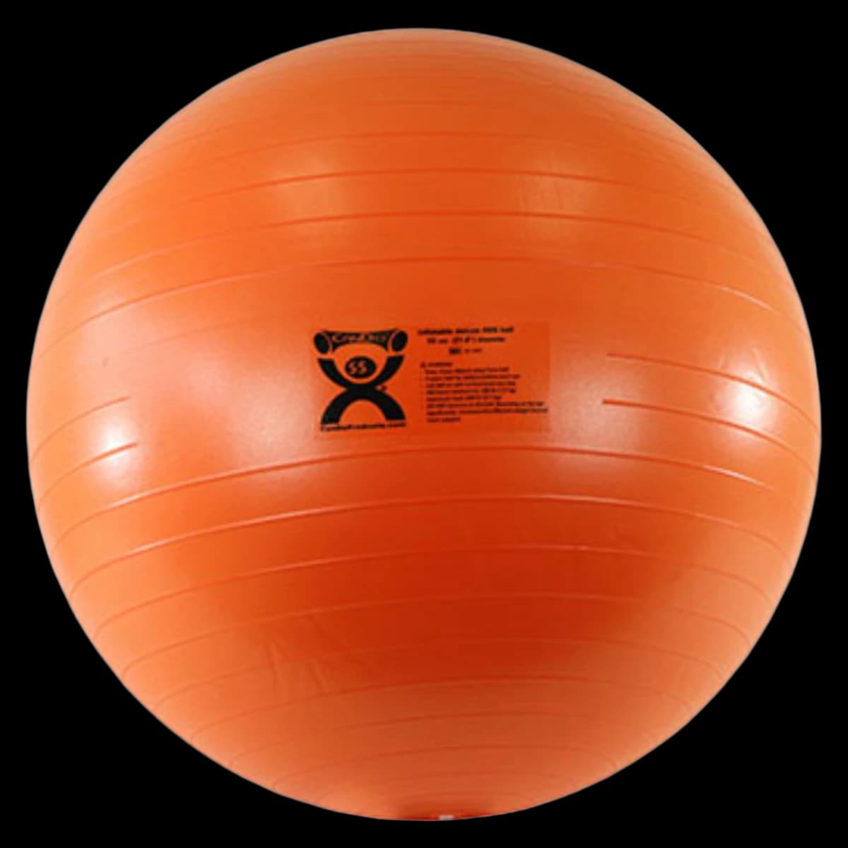 CanDo Exercise Ball ABS 22" (55 cm) Orange - Ball Exercise ABS 55cm - Image 1