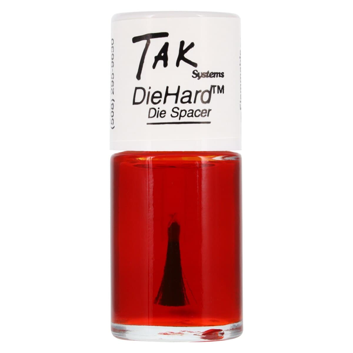 Tak Systems Die Hardener Kit, Spacer/Hardener, Clear/Red, 1 oz/Bottle thumbnail 2