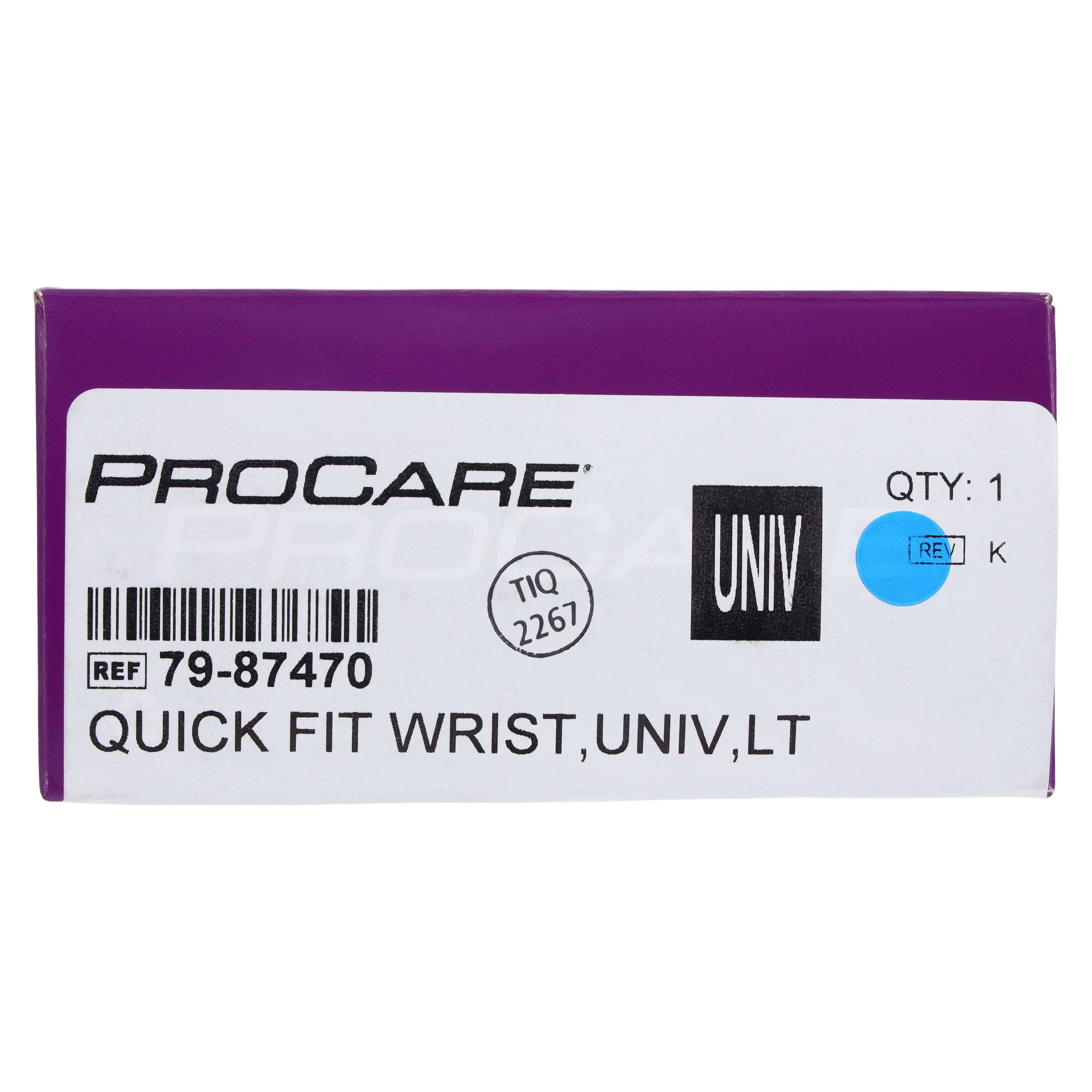 DJO Quick-Fit Wrist Brace, Universal Size, Felt/Nylon, Fits Up to 10" Wrist thumbnail 6