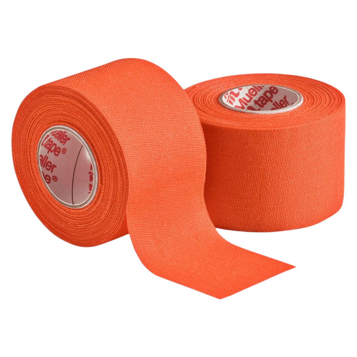 Mueller M-Tape Trainers Tape, Cotton/Zinc Oxide, 1.5" x 10 yd, Orange, Non-Sterile, 32/Case - Tape M-Tape Orange - Image 1