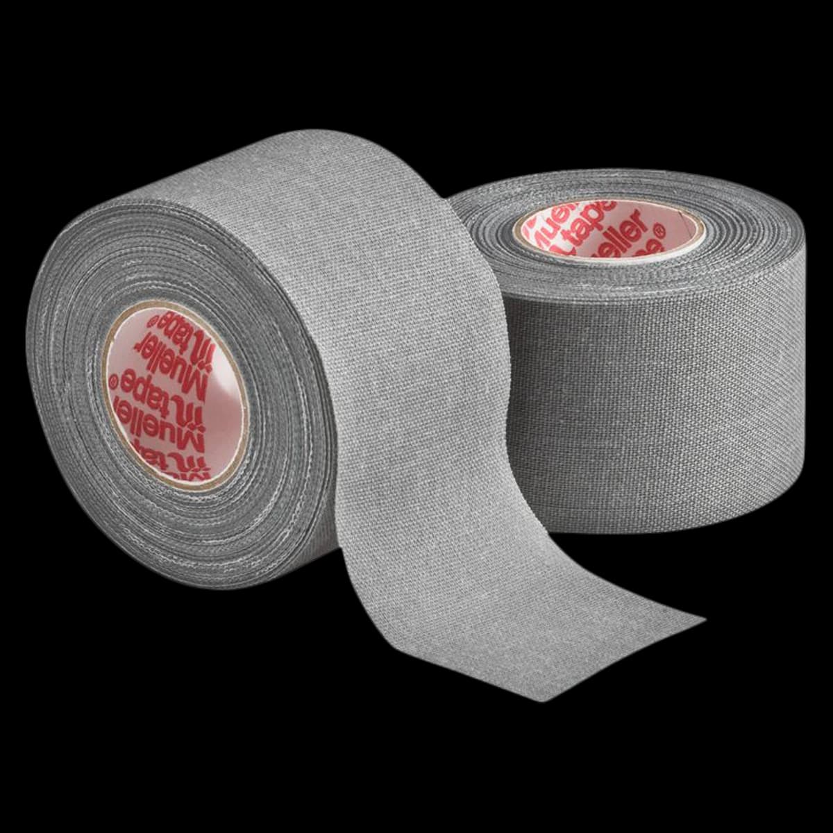 Mueller M-Tape Athletic Tape, Cotton/Zinc Oxide, 1.5" x 10 yd, Gray, Non-Sterile, 32/Case - Tape M-Tape Gray - Image 1