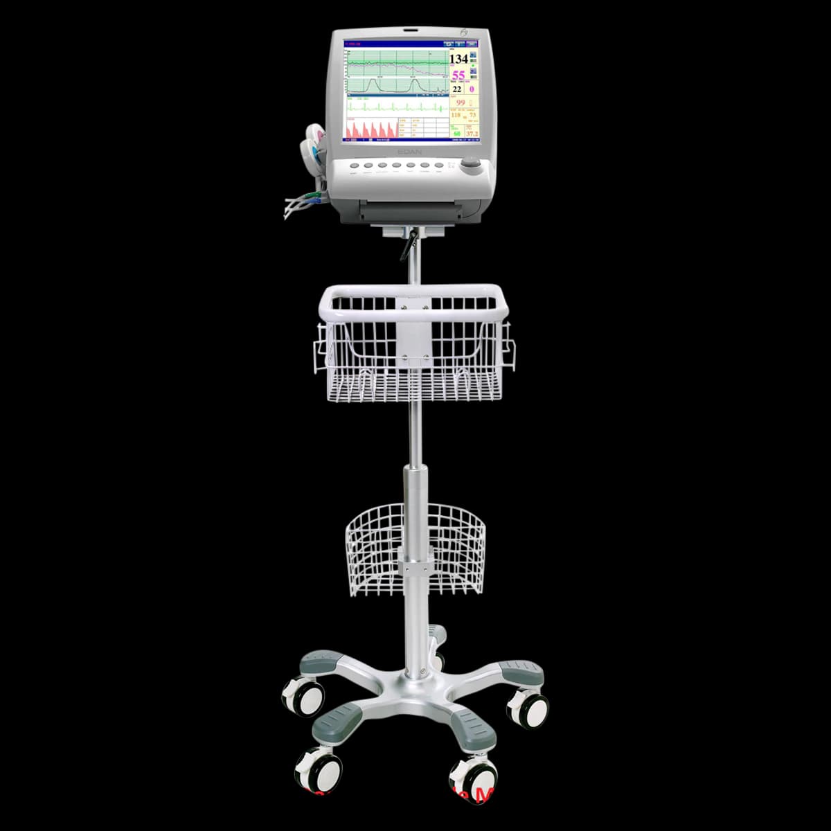 Edan Diagnostics MT-503 Fetal Monitor Roll Stand - Roll Stand f/Fetal Monitor - Image 1