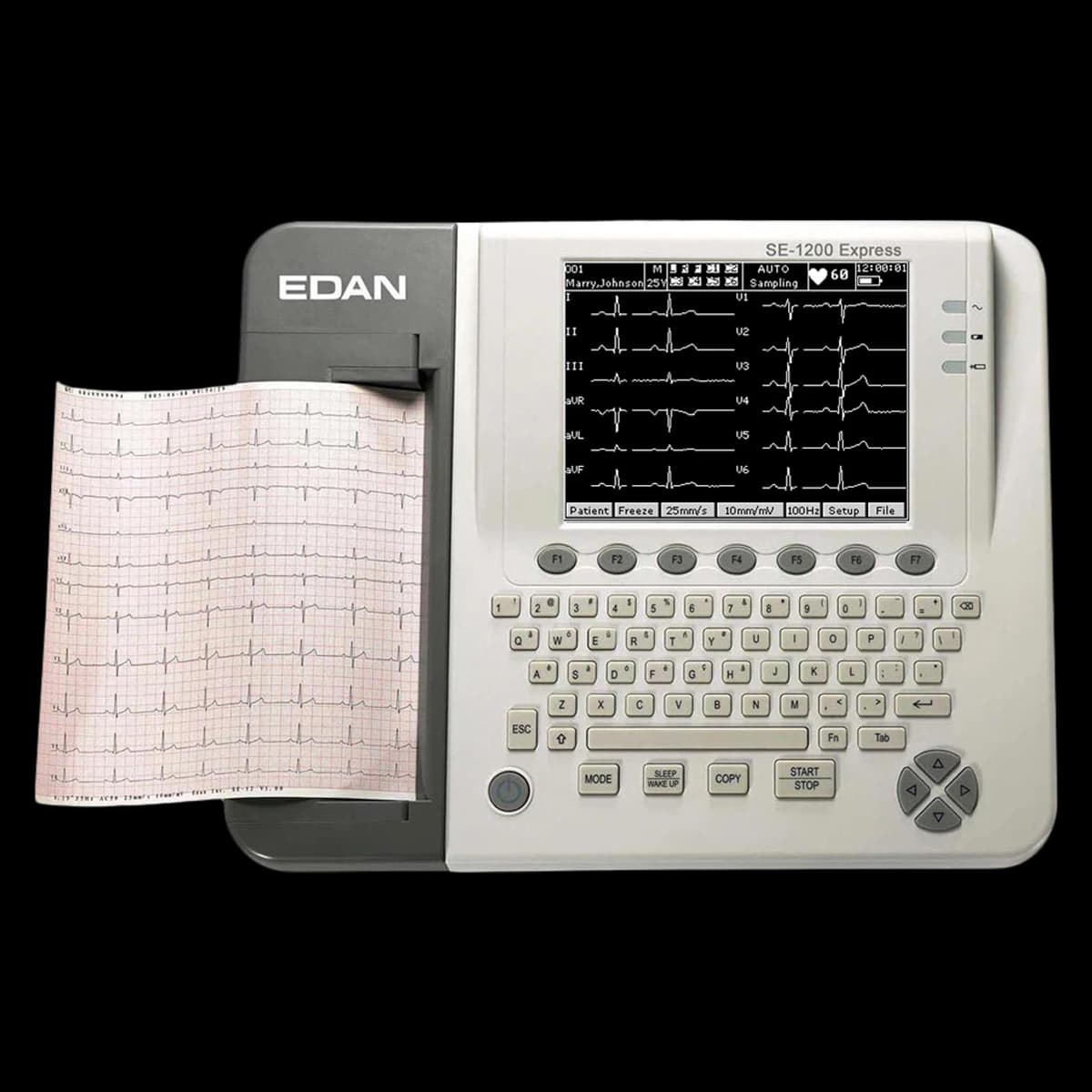 Edan SE-1201 Express Resting 12-Channel ECG/EKG Analyzer - ECG Resting 12 Ch Express - Image 1