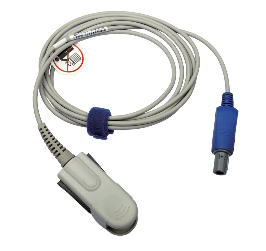 Edan Sensor Finger SpO2 2.5m, Adult Pulse Oximeter Sensor thumbnail 2