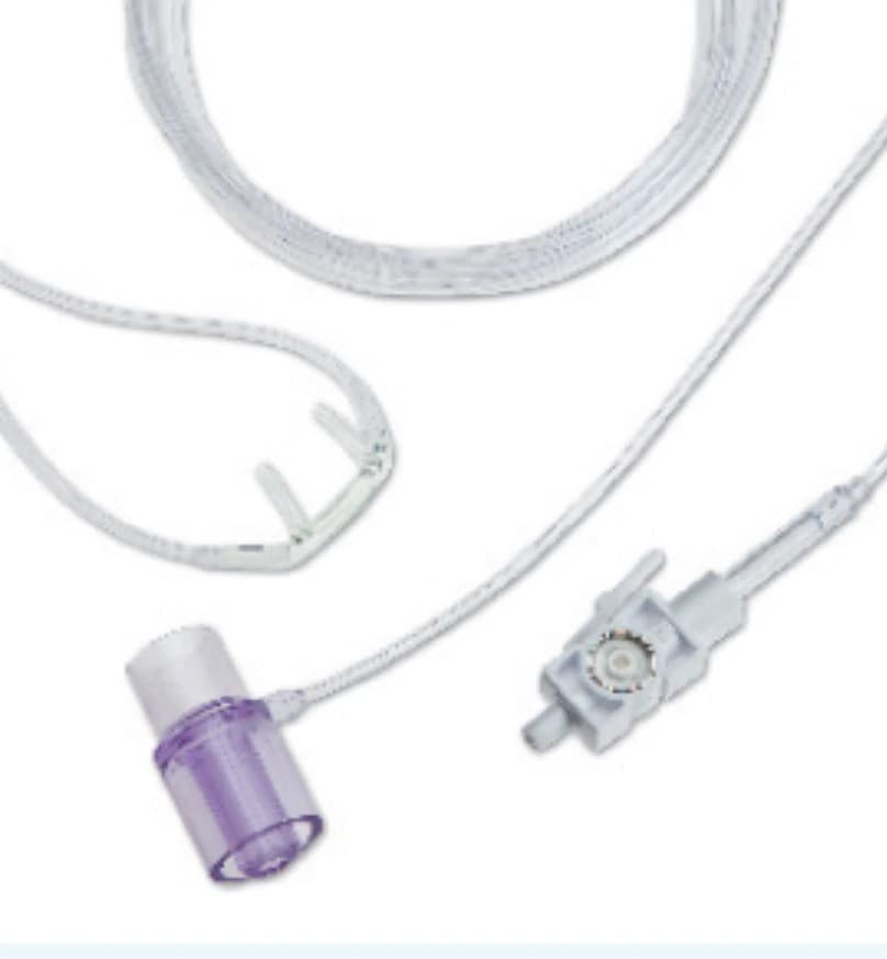 Respironics CO2/O2 Nasal Cannula for LoFlo Sampling - Cannula Nasal CO2/O2 f/ Loflo - Image 1