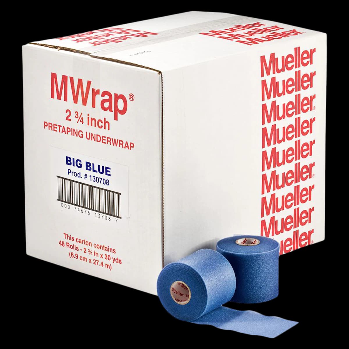 Mueller Sports Medicine M-Wrap Athletic Underwrap Foam, 2.75" x 30 yd, Blue, Latex-Free, 48/Case thumbnail 2