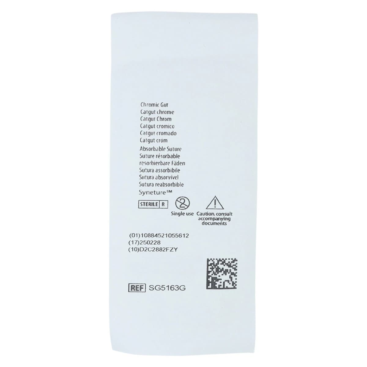 Surgigut Chromic Gut Suture, 3-0, 30", P-12 Premium Reverse Cutting 3/8 Circle Needle 19mm, Coated, Undyed, 12/Package thumbnail 4