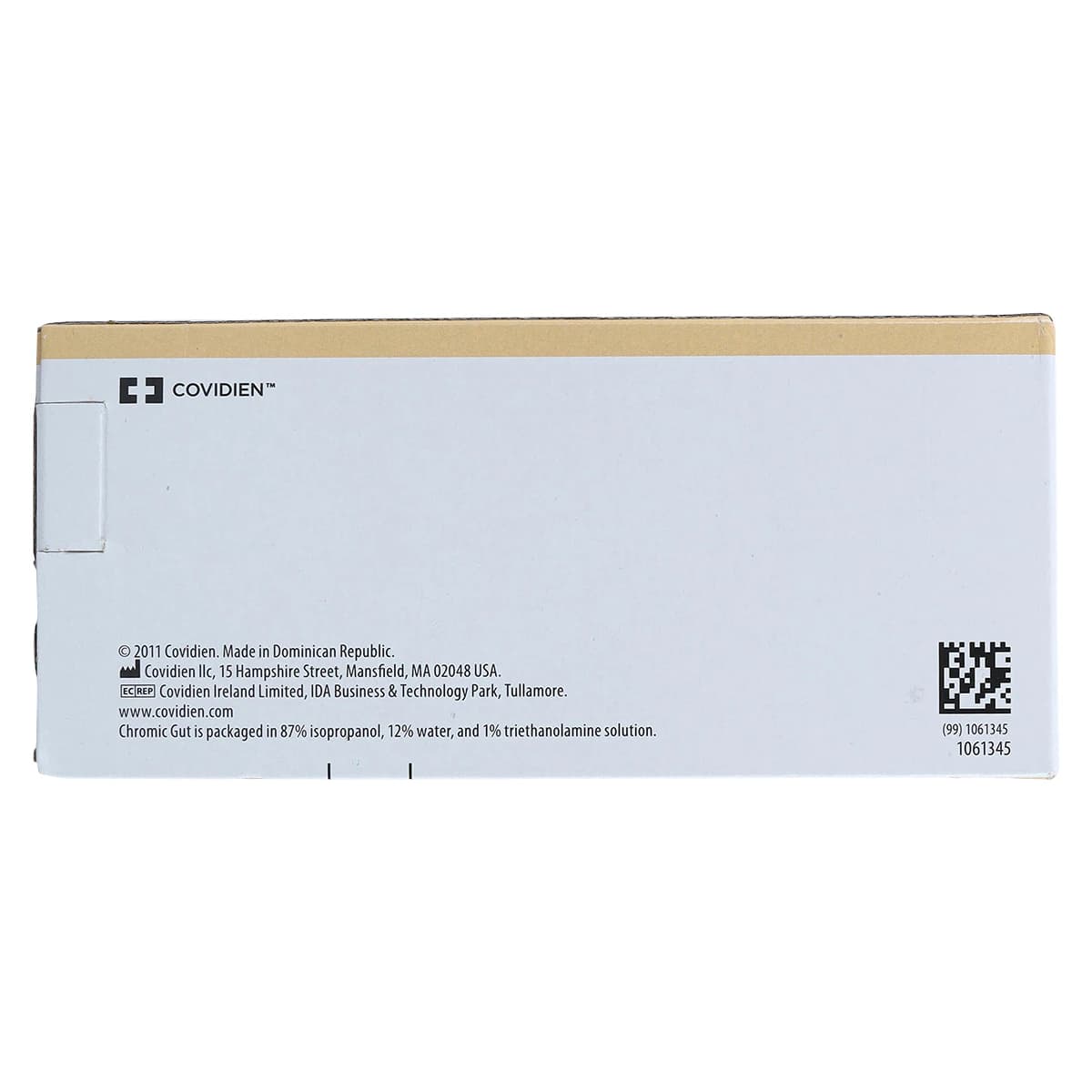Surgigut Chromic Gut Suture, 3-0, 30", P-12 Premium Reverse Cutting 3/8 Circle Needle 19mm, Coated, Undyed, 12/Package thumbnail 6