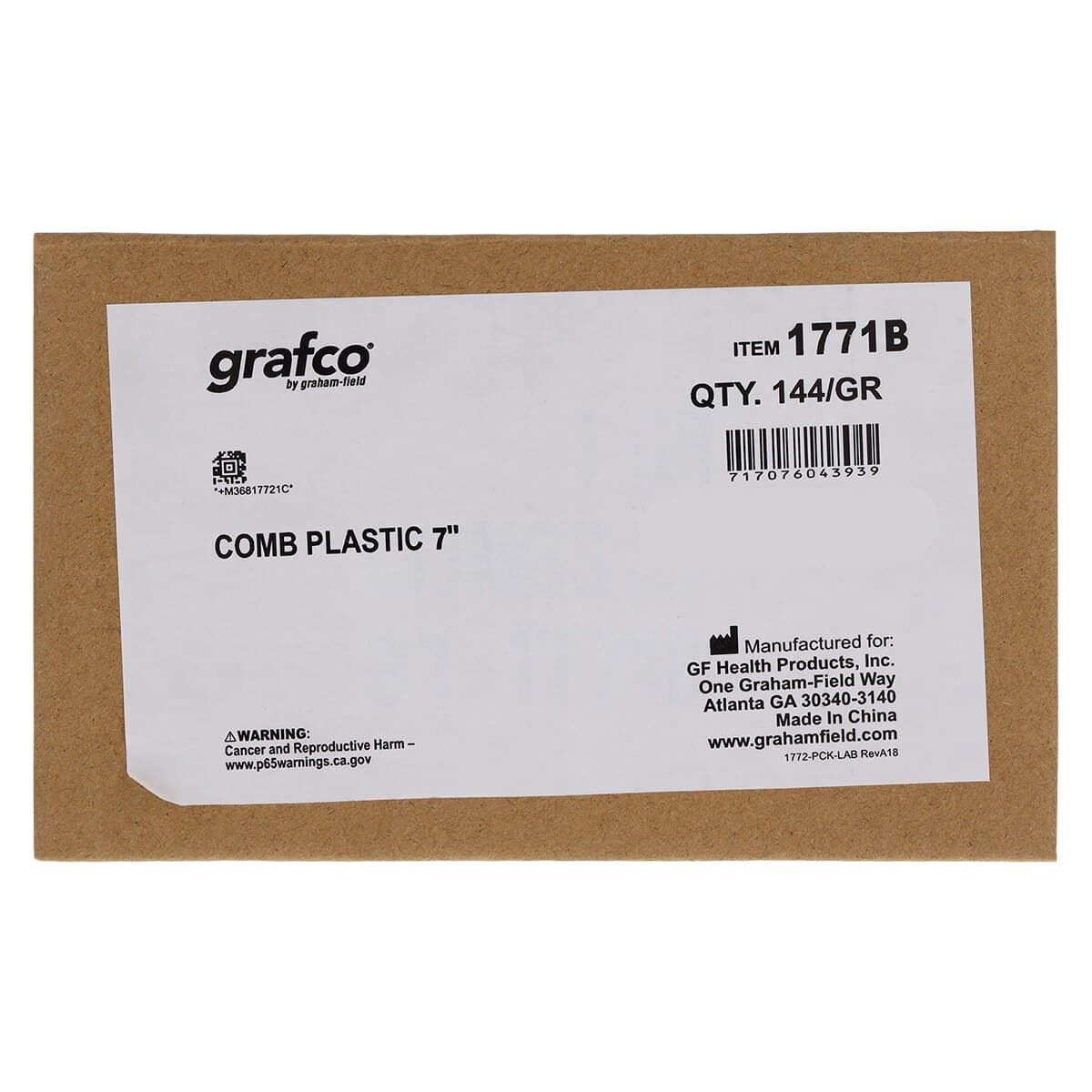 Graham-Field Medium Black Comb, 144/Box thumbnail 3