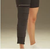 DeRoyal Knee Immobilizer, Adult, Foam, 2" Straps, One Size Fits Most, Left/Right - Knee Immobilizer - Image 1