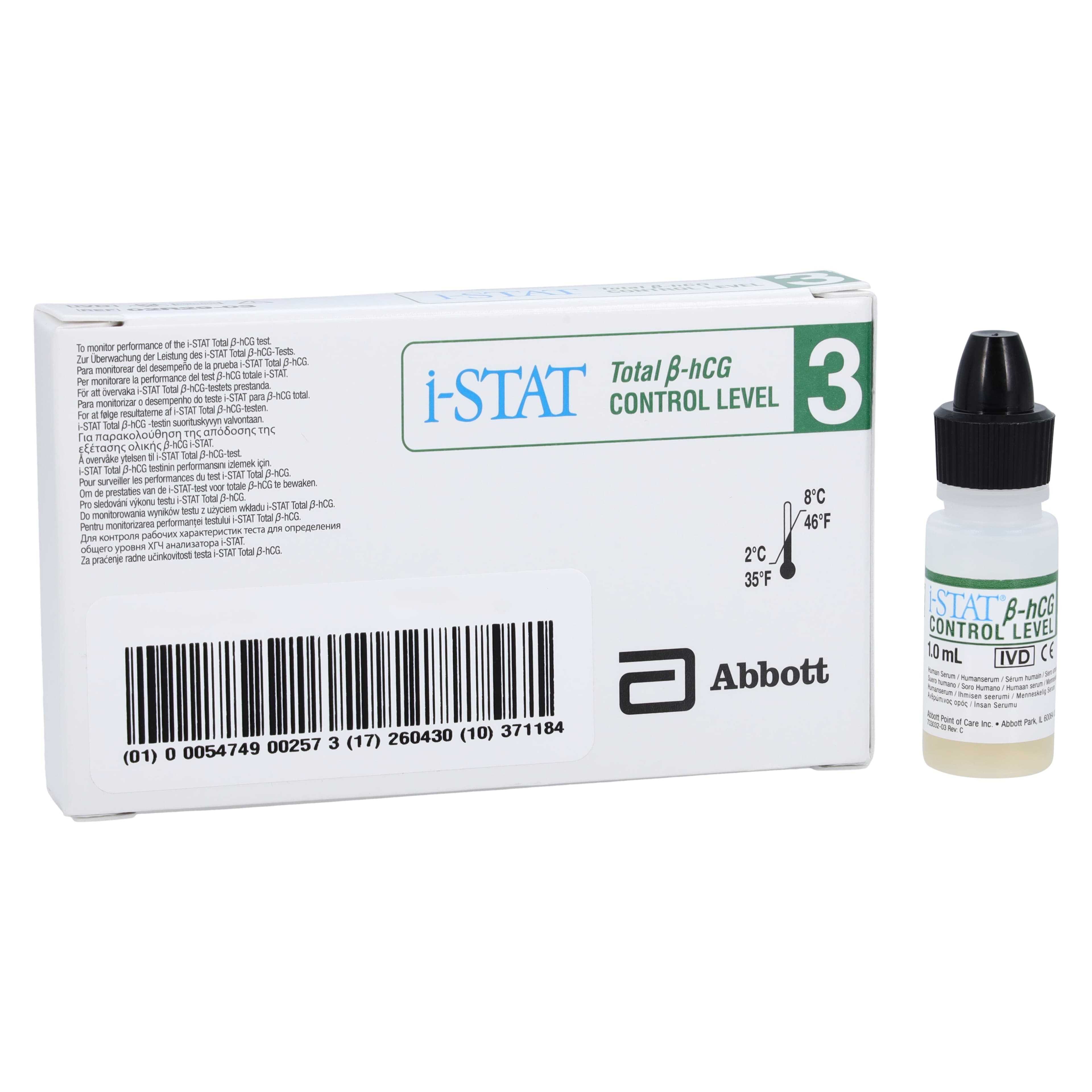 Abbott B-hCG Level 3 Control, 6/Box thumbnail 2