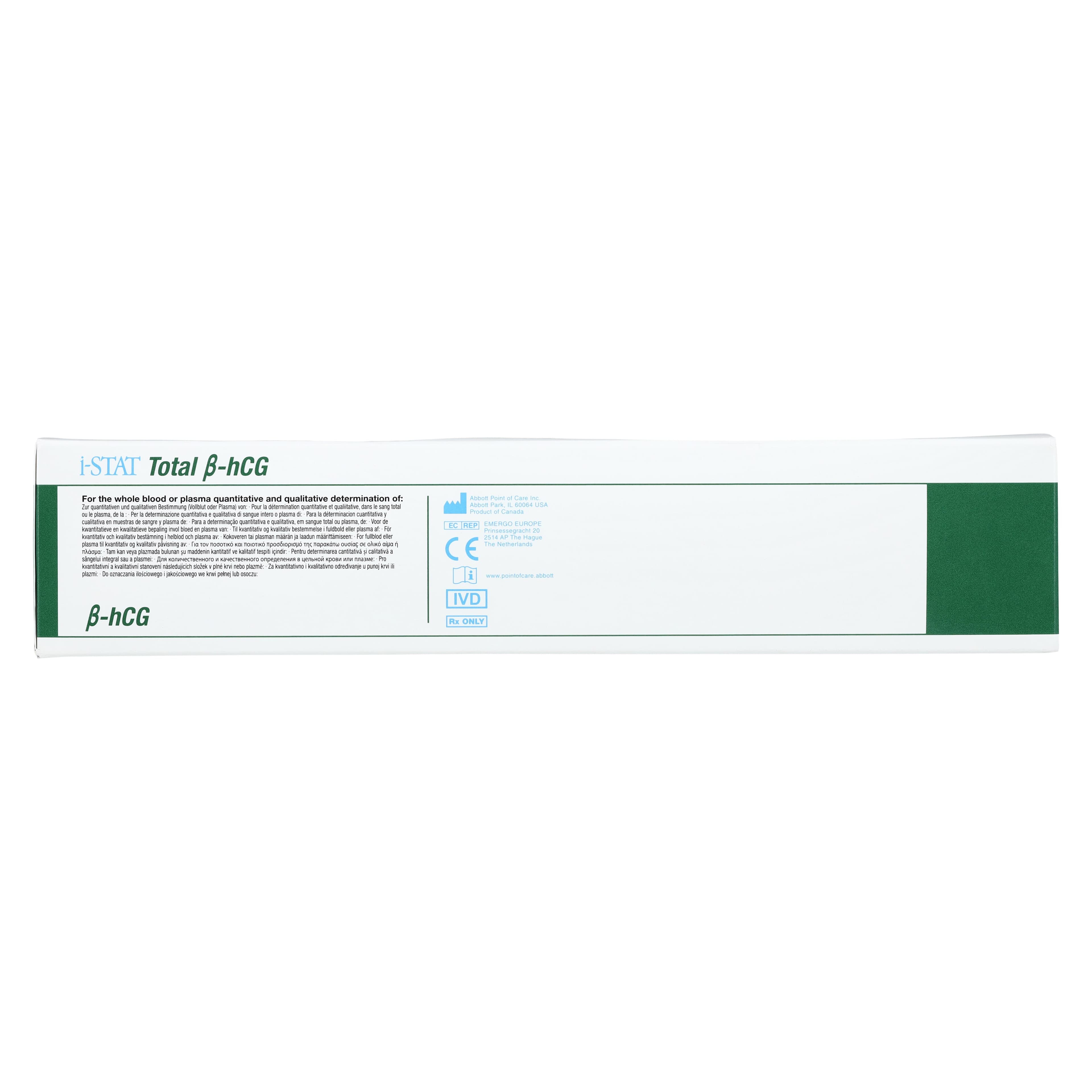 Abbott i-STAT BhCG Cartridge, Beta Human Chorionic Gonadotropin Test, Moderately Complex, 25/Box thumbnail 5