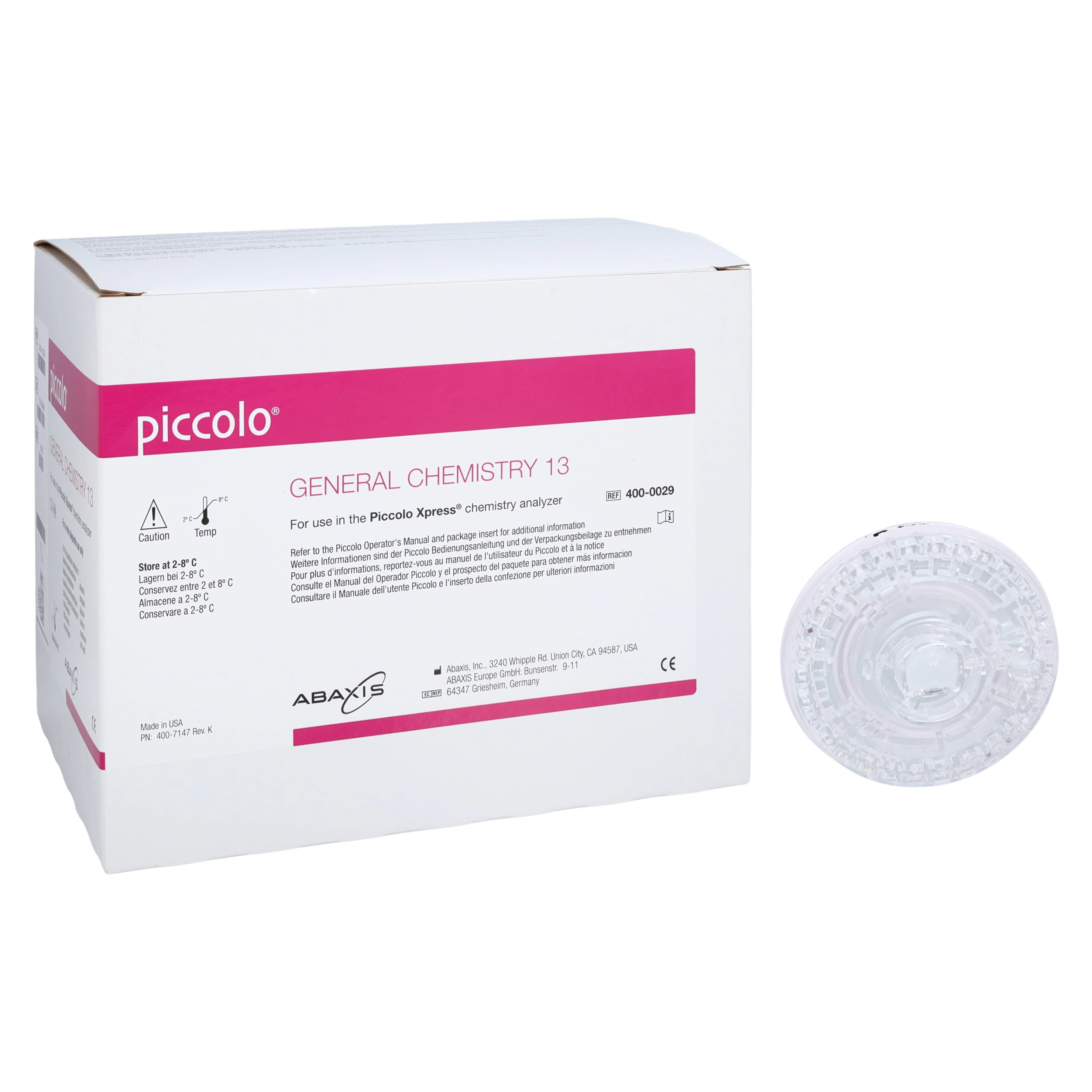 Piccolo Xpress General Chemistry 13 Reagent Disc, CLIA Waived, 10/Box thumbnail 2