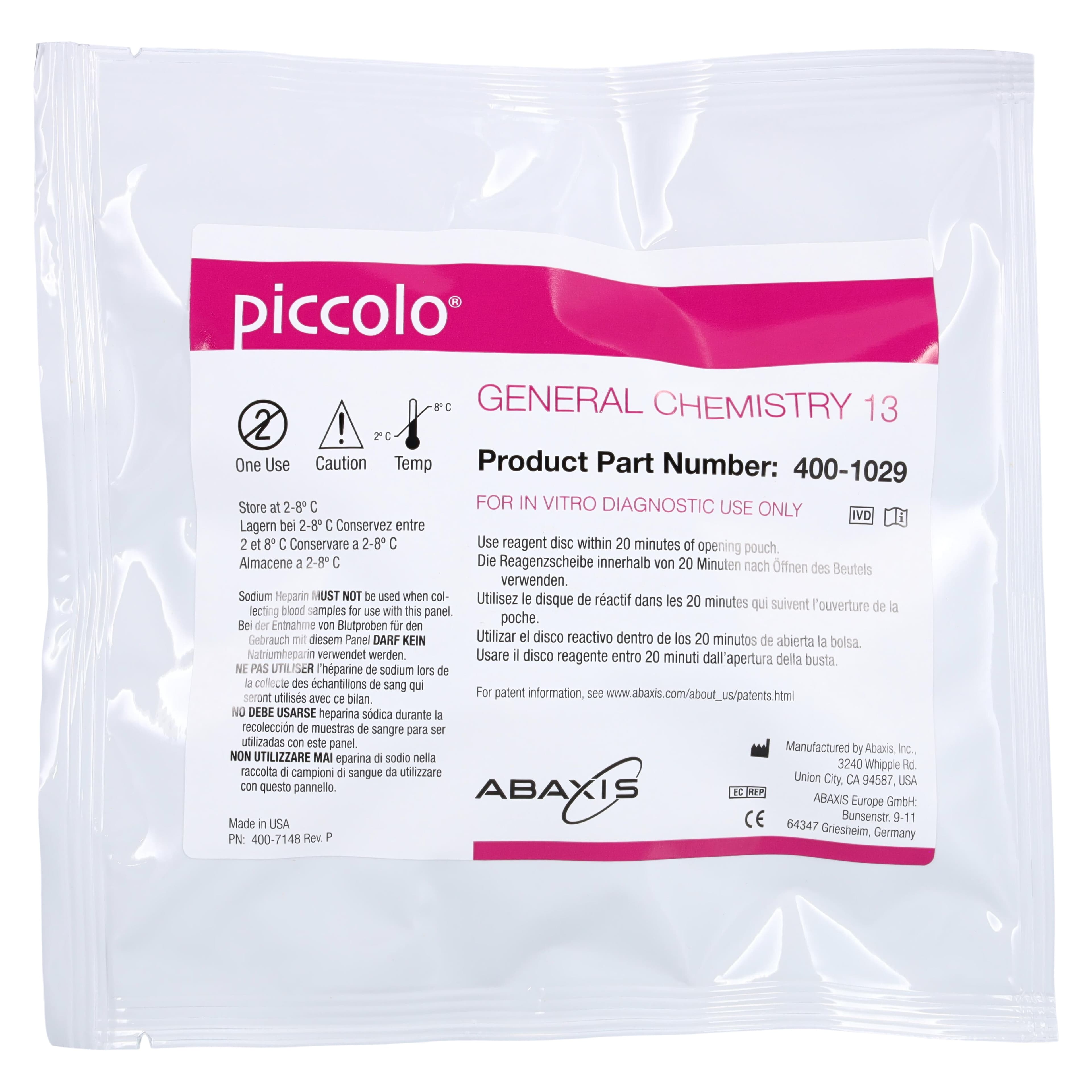 Piccolo Xpress General Chemistry 13 Reagent Disc, CLIA Waived, 10/Box thumbnail 6