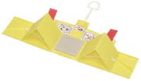 Ambu Head Immobilizer Wedge with Plastic Head Strap, Yellow, Adult/Pediatric - Head Wedge W/Plastic Hd Strap - Image 1