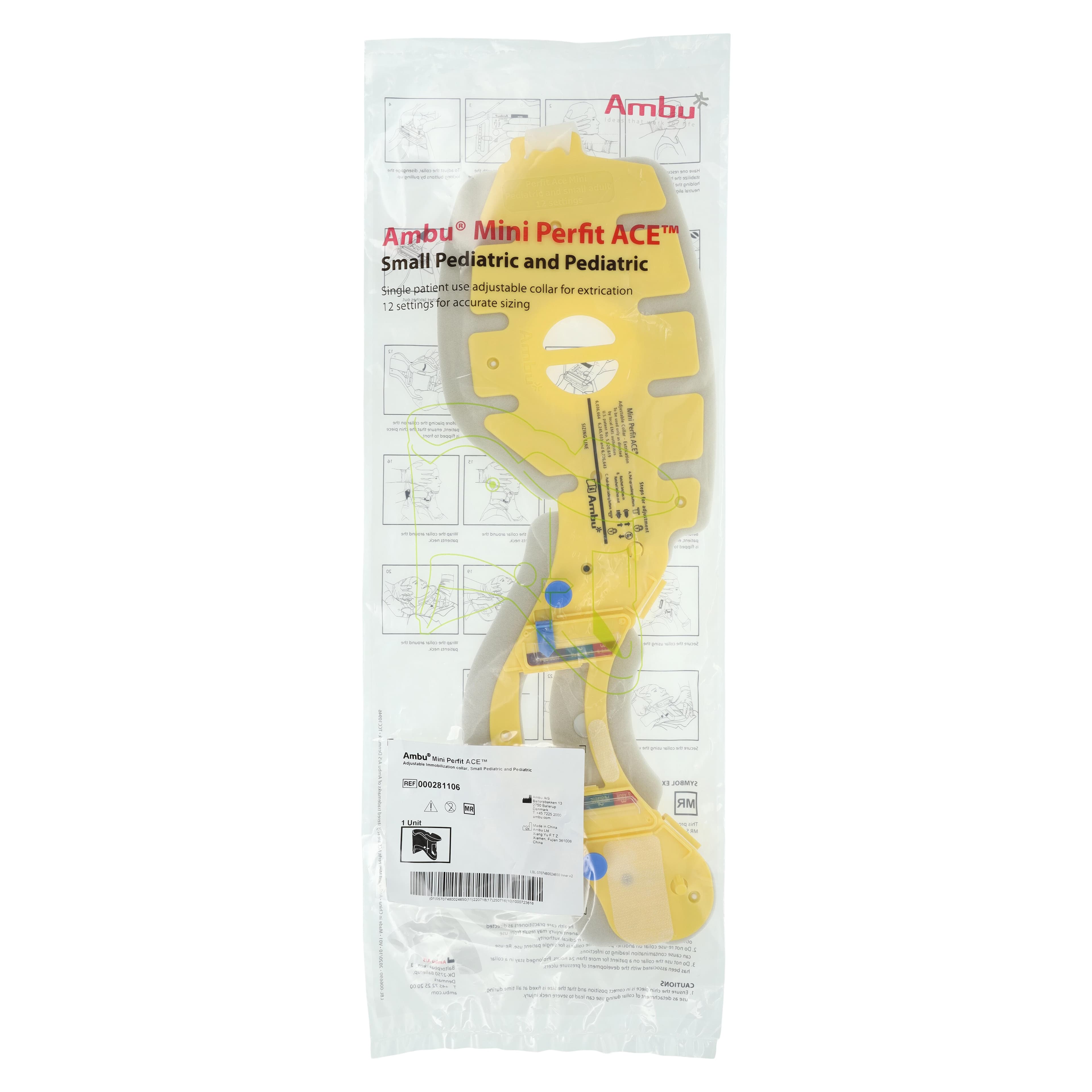Ambu MiniPerfit ACE Extrication Collar, Pediatric, One Size, Polyethylene thumbnail 4