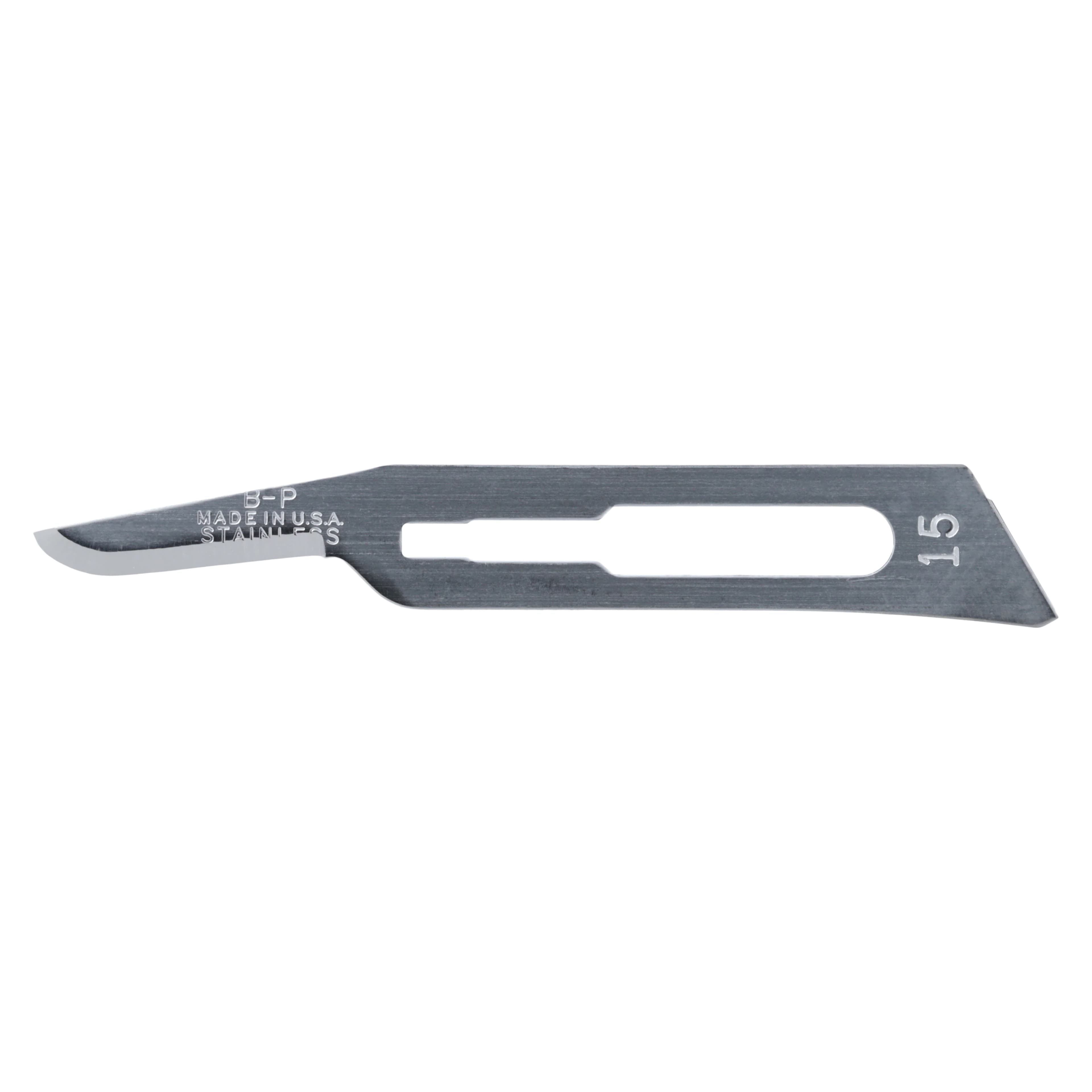 Bard-Parker Stainless Steel Sterile Surgical Blade #15C, Individually Packaged, 50/Box thumbnail 3