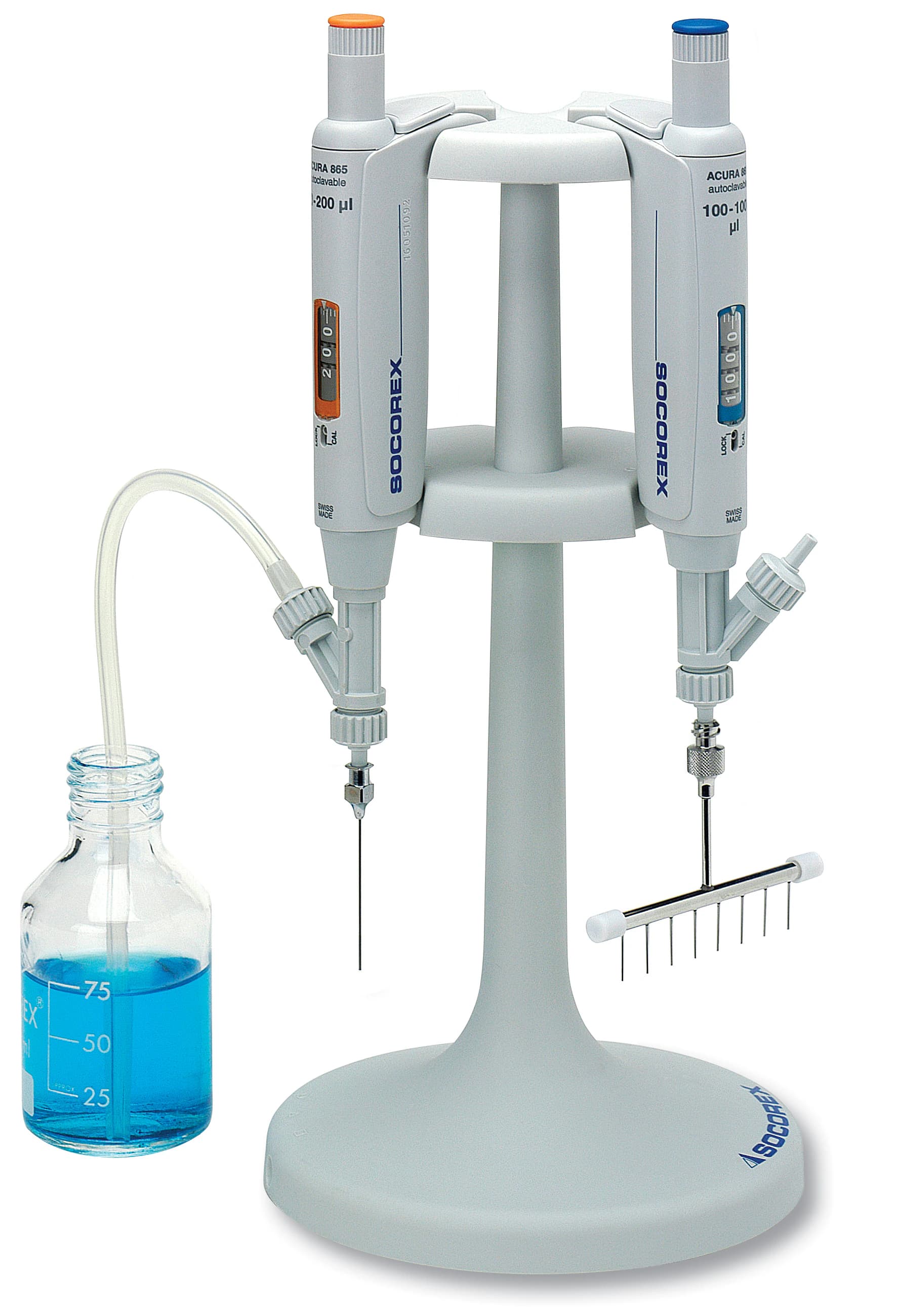 Acura Work Station Model 340/3 Pipette Stand, Light Grey, Each - Pipette Stand Light Grey PK1 - Image 1