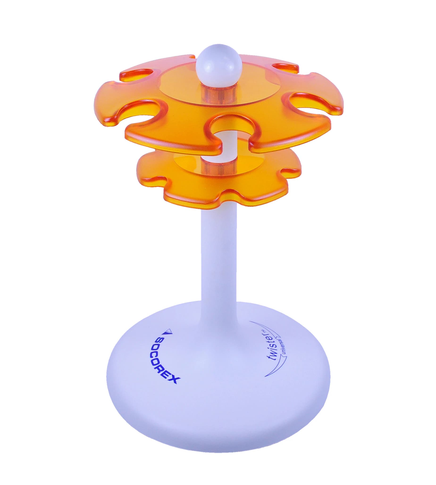 Twister Pipette Stand, 6-Place, Orange, Model 336 - Pipette Stand Orange - Image 1
