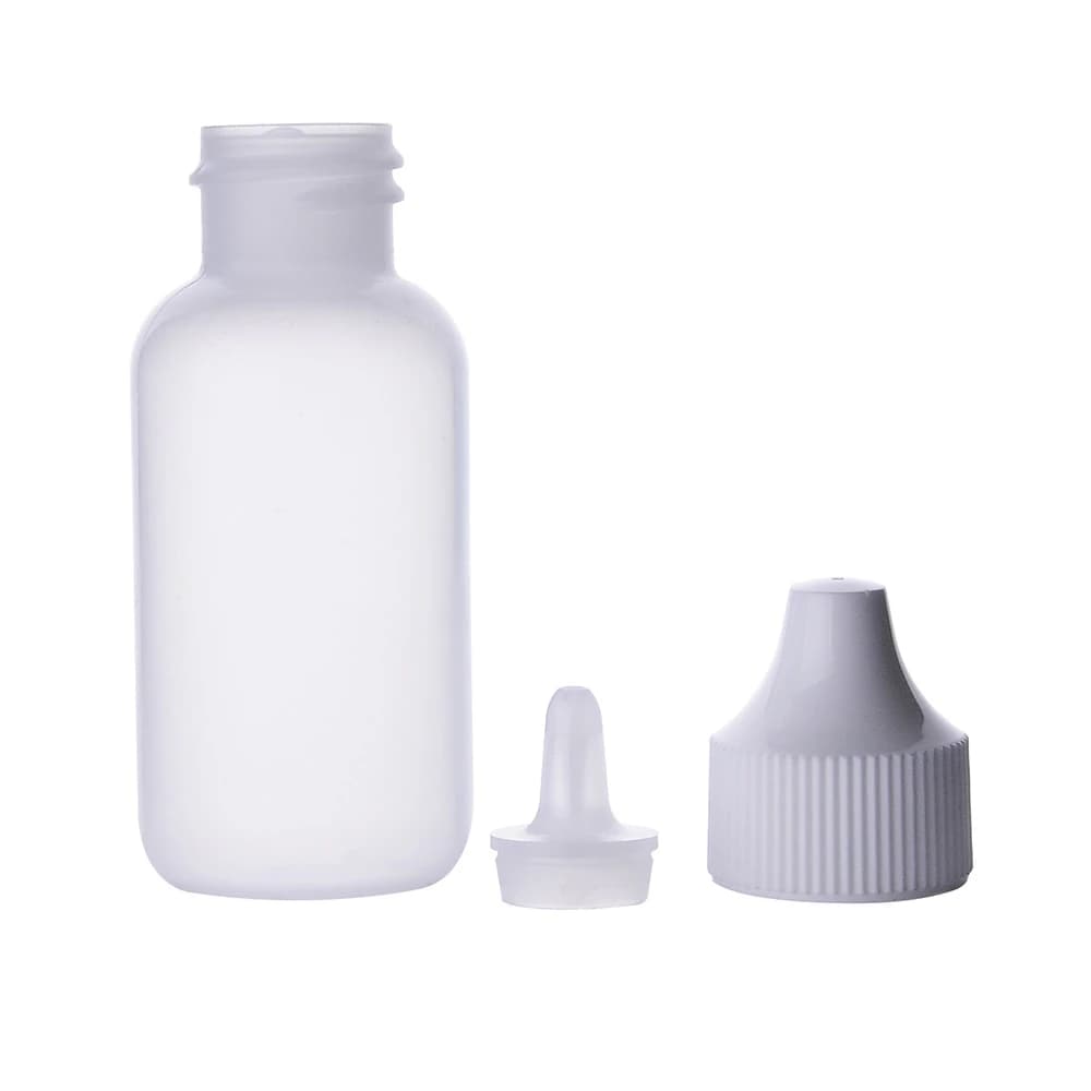 Wheaton LDPE Dropping Bottle, Natural, 6 mL, with Extended Controlled Dropper Tip/Cap, 144/Case - Dropping Btl LDPE Nat ECDT - Image 1
