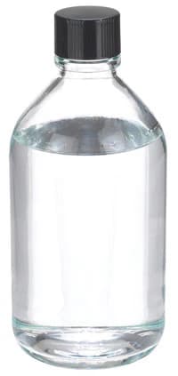 Wheaton Media Bottle, Borosilicate Glass, LDPE-Lined Phenolic Cap, Clear, 500mL, 24/Pk - Bottle Media 500mL PE Lnr - Image 1