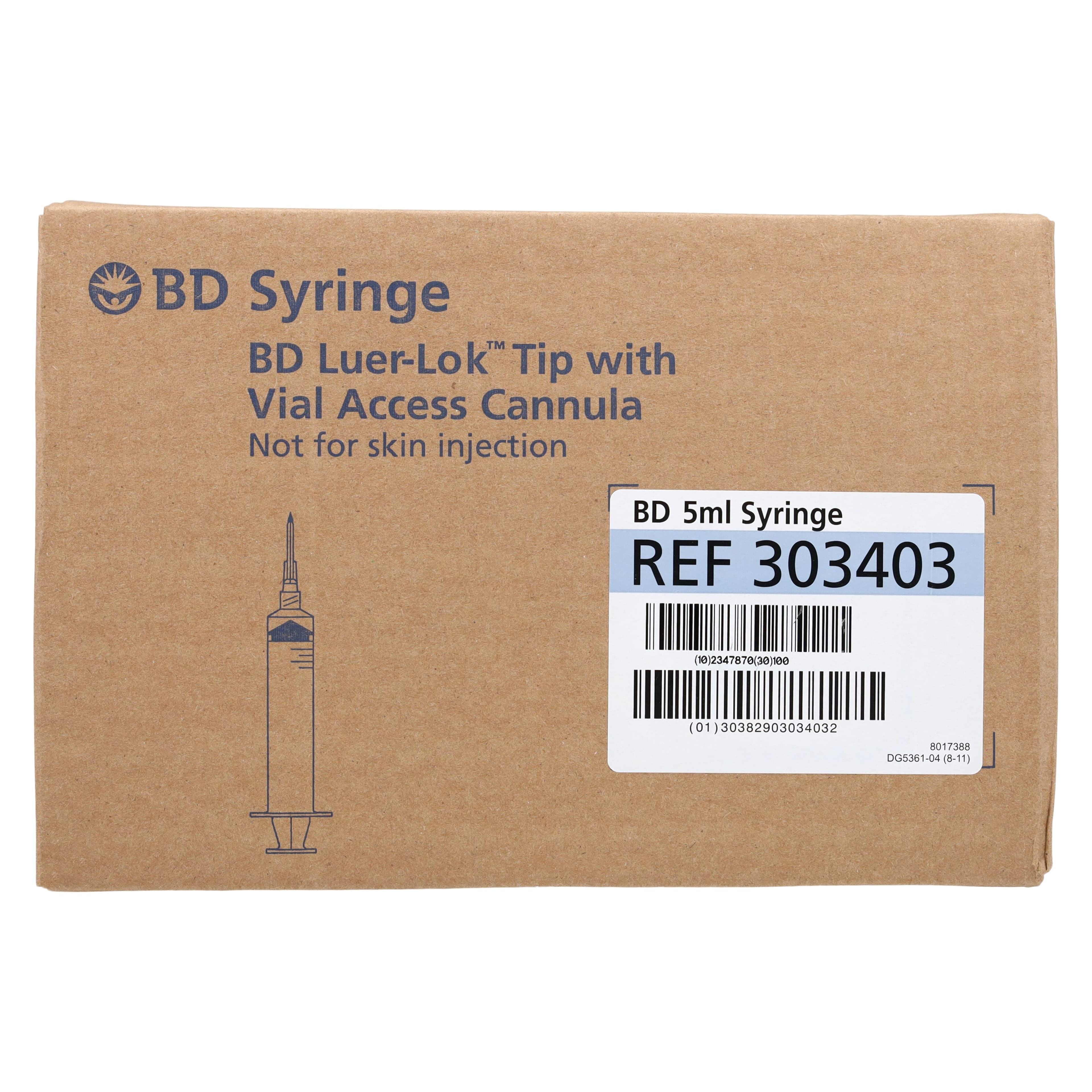Becton-Dickinson Interlink System Vial Access Cannula, 15 Gauge, Steel/Plastic, Sterile, Latex-Free, 100/Box thumbnail 4