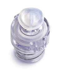 BD Q-Syte Luer Access Split-Septum Device, Needleless, 0.1 mL, Sterile, PVC-Free, Latex-Free, 50/Box thumbnail 2