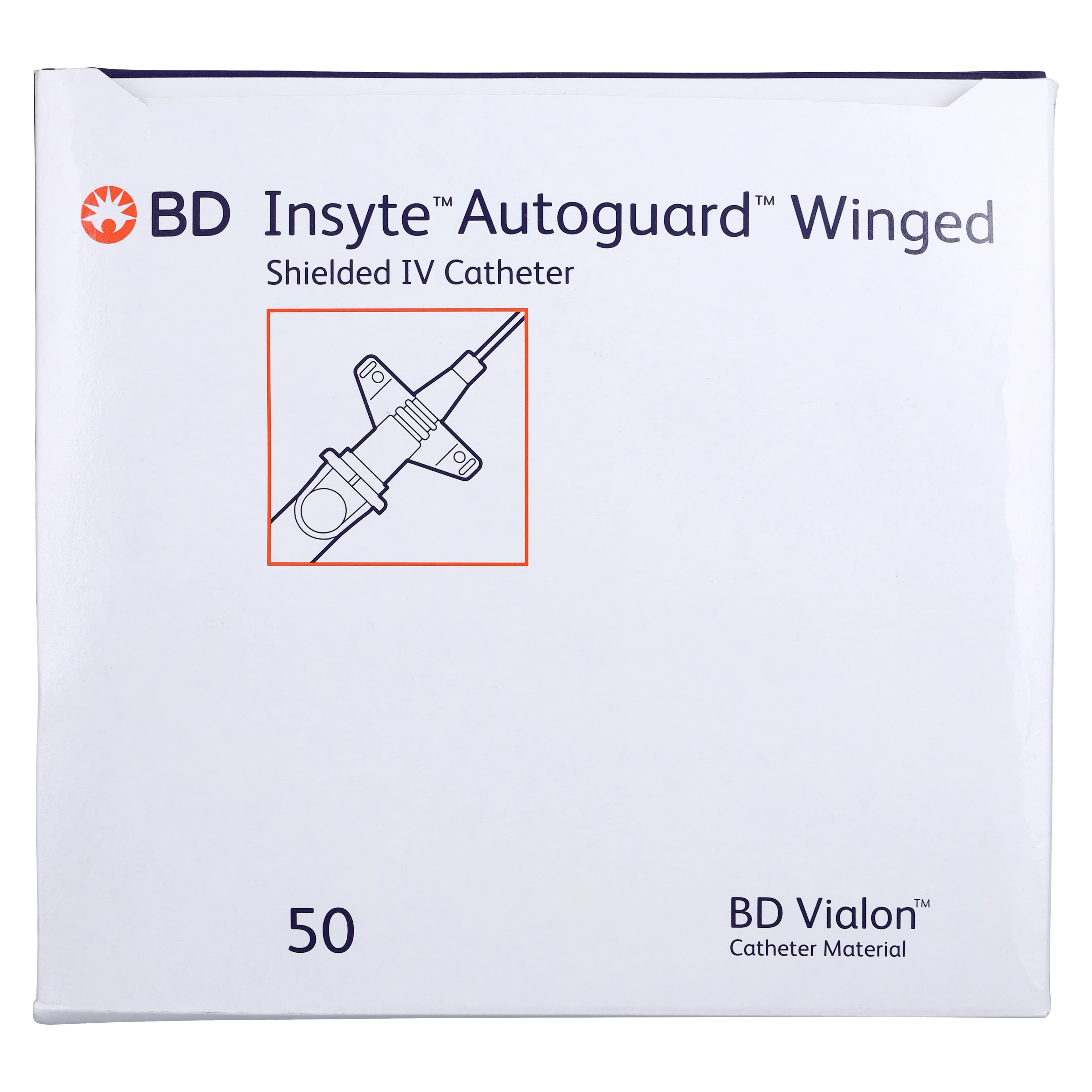 BD Insyte Autoguard BC Winged IV Catheter, 20 Gauge x 1", Vialon Biomaterial, Sterile, Shielded with Wings, Pink, 50/Box thumbnail 4
