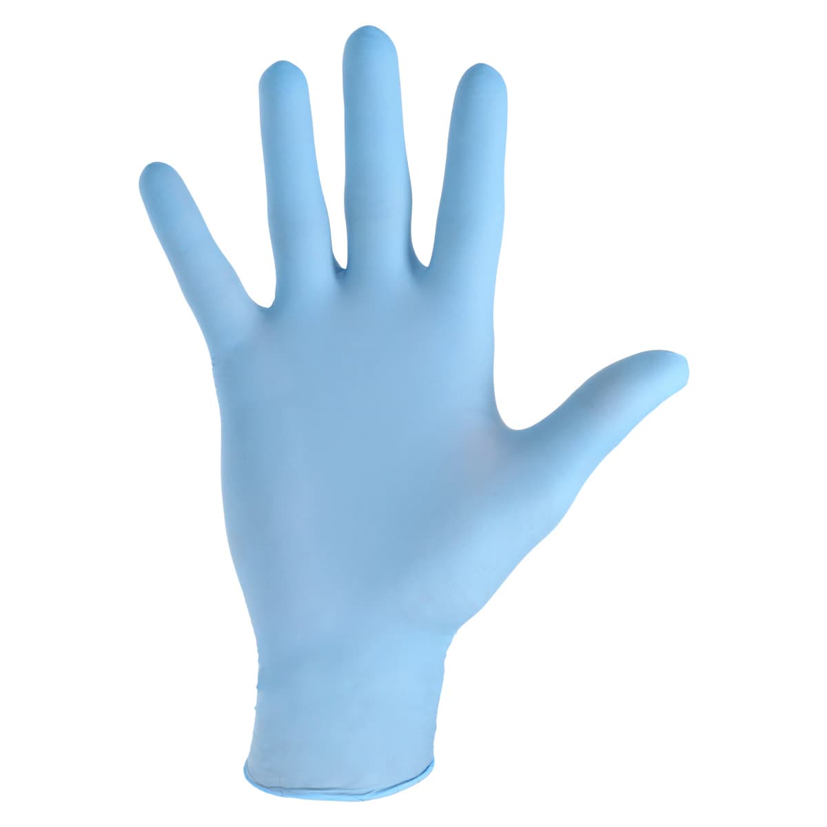 Curad Medline Nitrile Exam Gloves, Powder-Free, Non-Sterile, Large, Blue, Textured, 150/Box thumbnail 3