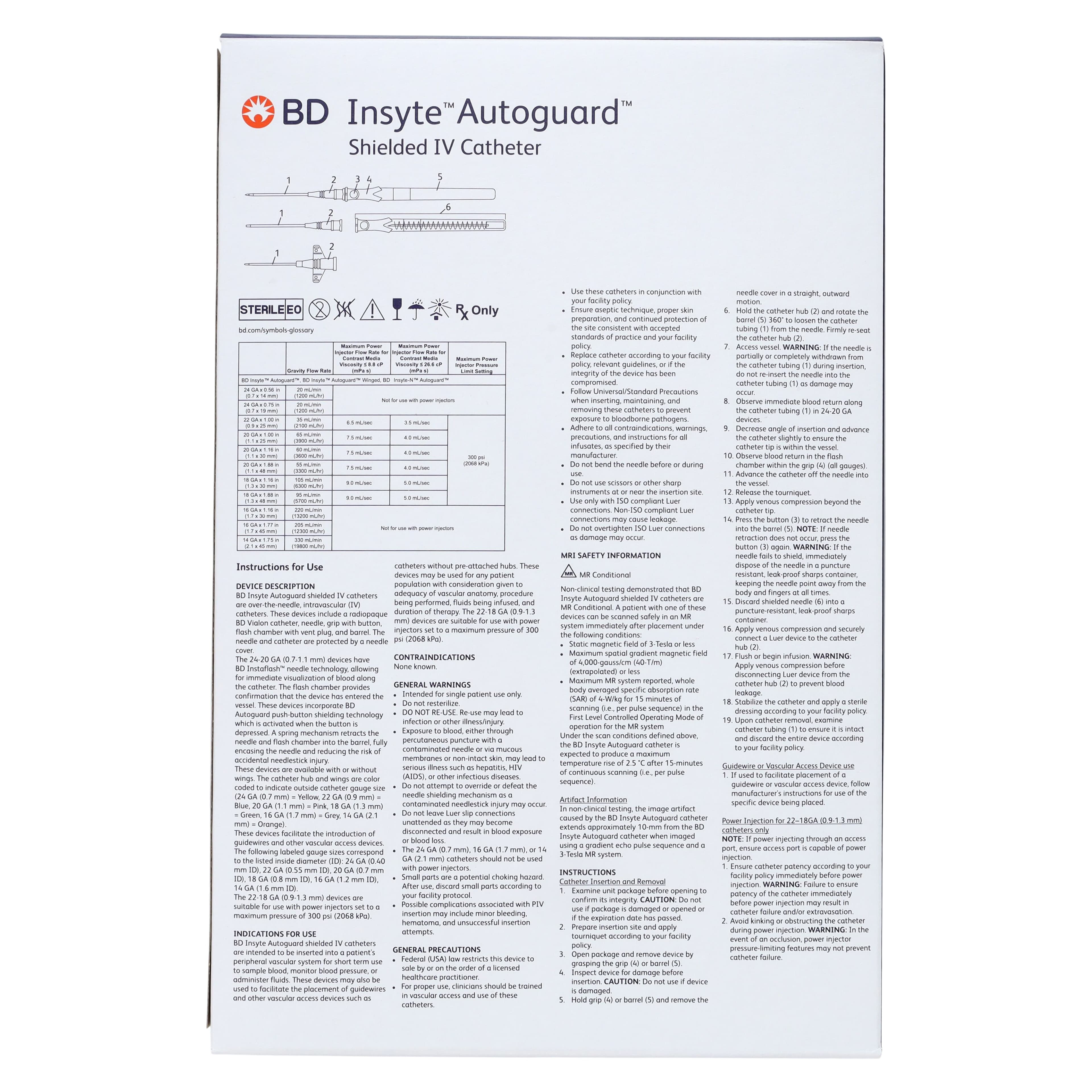 BD Insyte Autoguard IV Catheter, 16 Gauge, 1.77", Vialon Biomaterial, Sterile, Shielded, 200/Case thumbnail 5